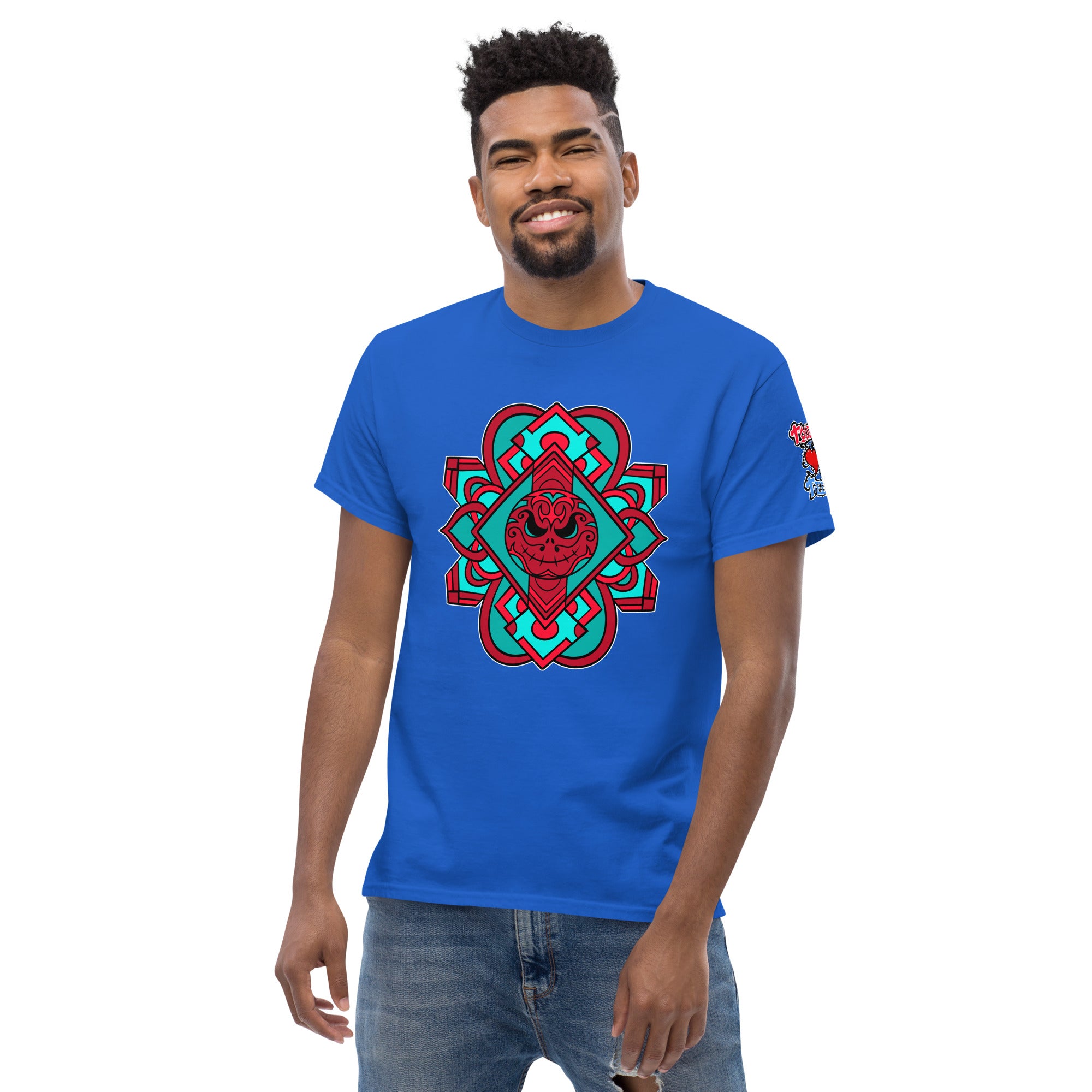 TLT Halloween Face Mandala Men's Heavy Blend Classic Tee