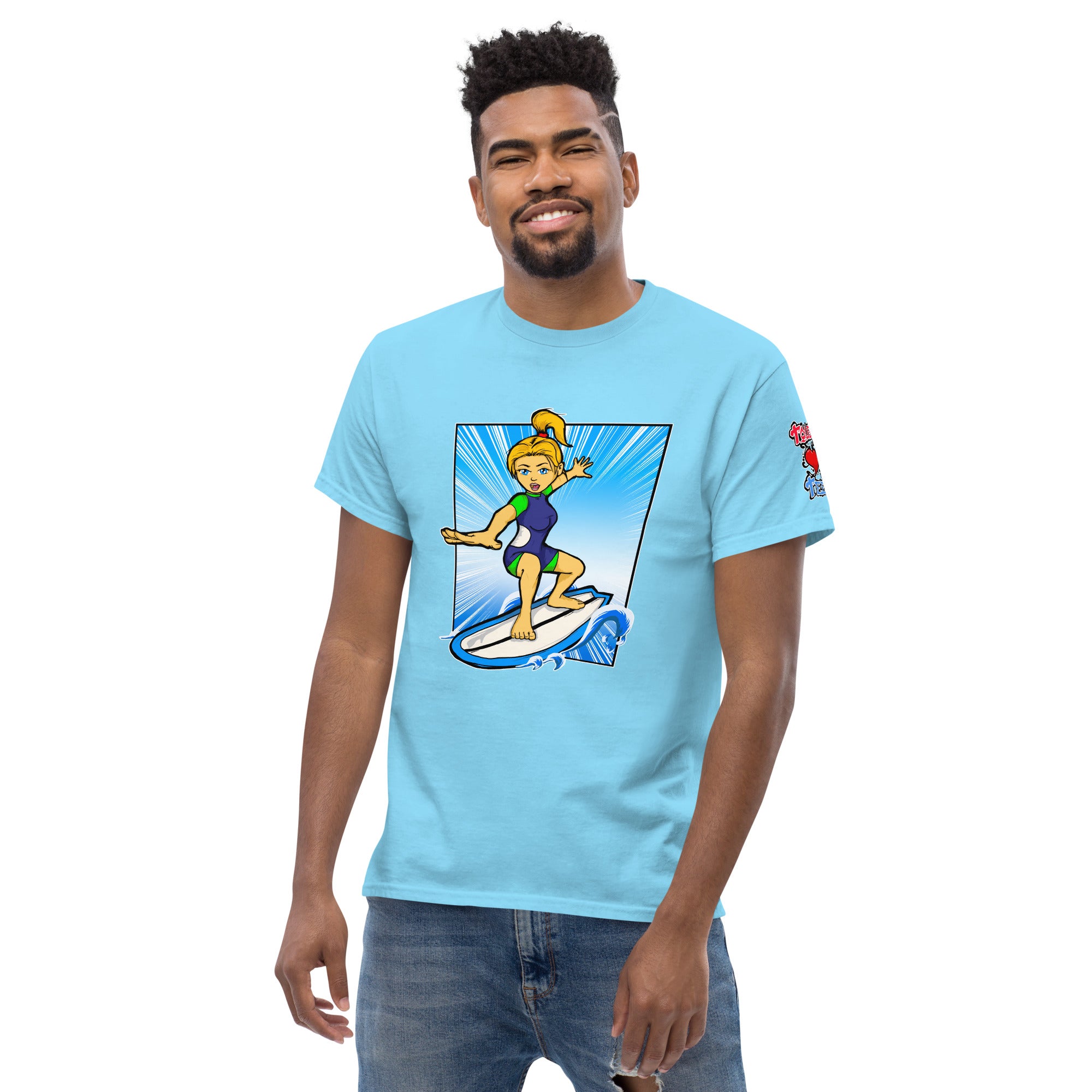 Bee Surfing Men's Heavy Blend Classic Tee