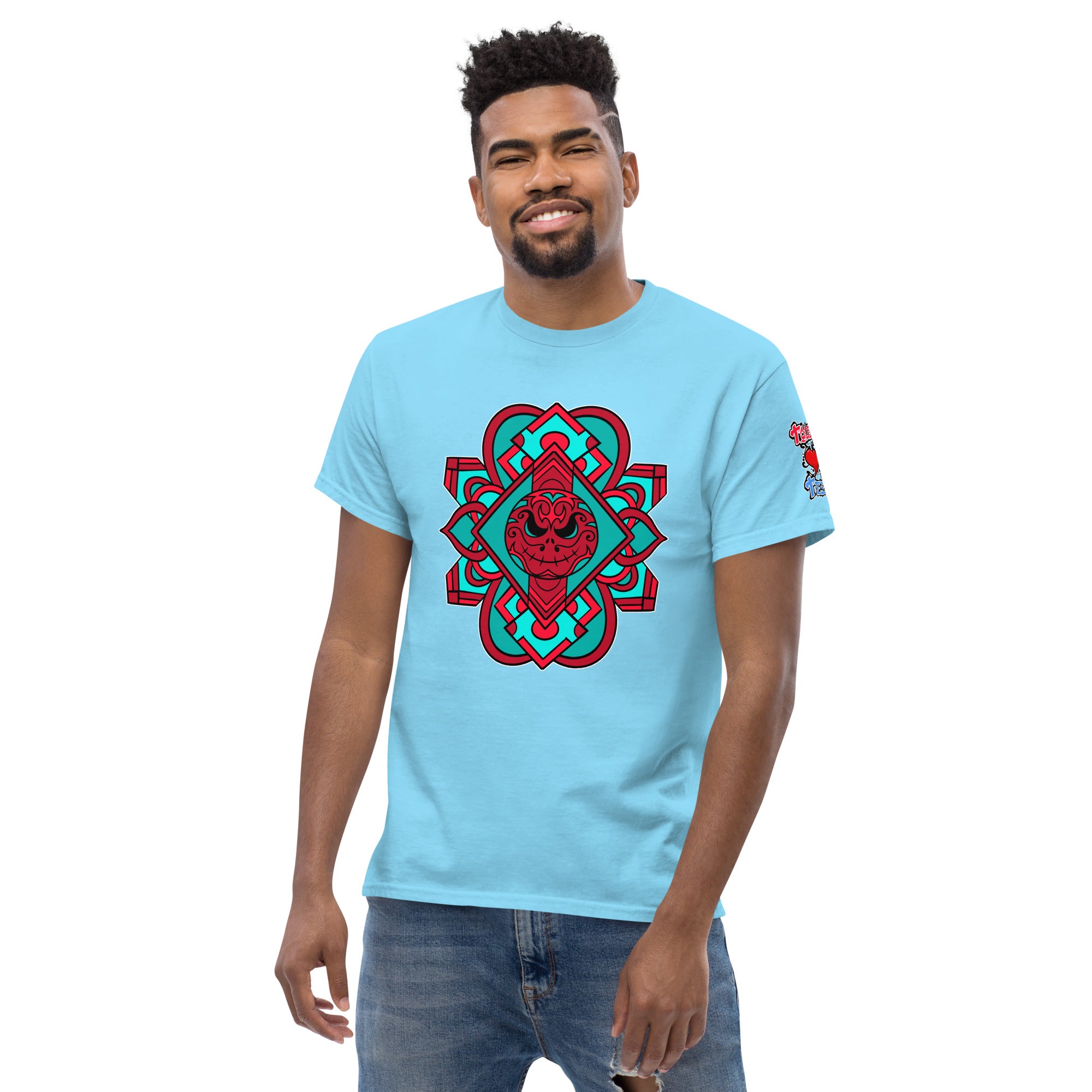 TLT Halloween Face Mandala Men's Heavy Blend Classic Tee