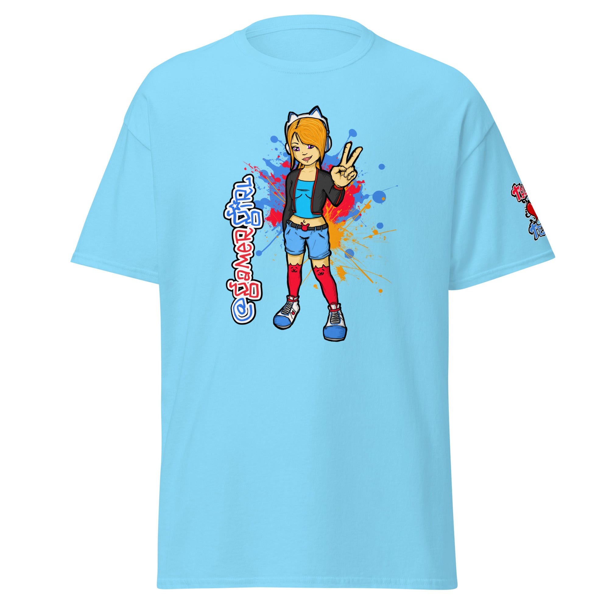 GG with Gamer Girl Logo Women's heavy blend tee