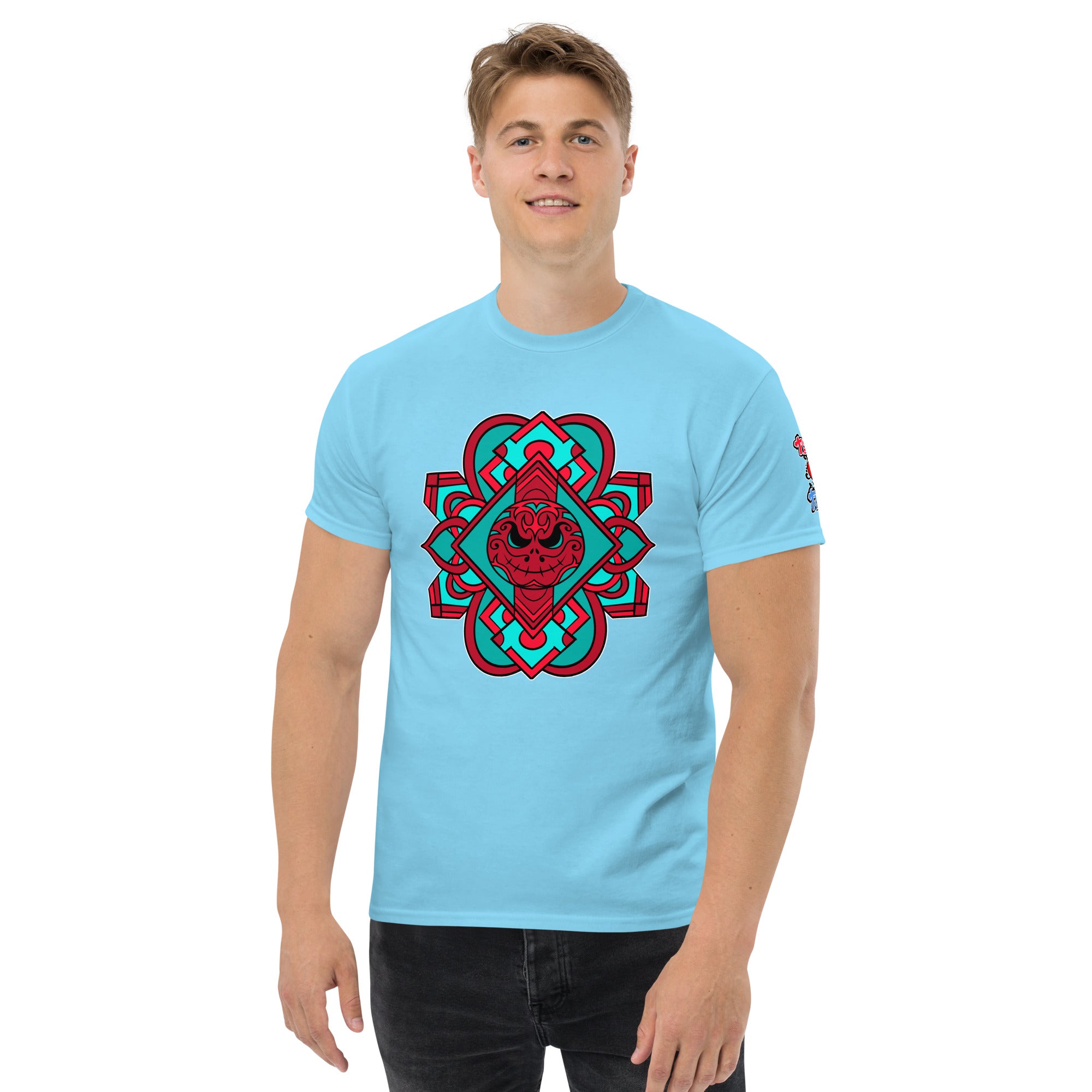 TLT Halloween Face Mandala Men's Heavy Blend Classic Tee