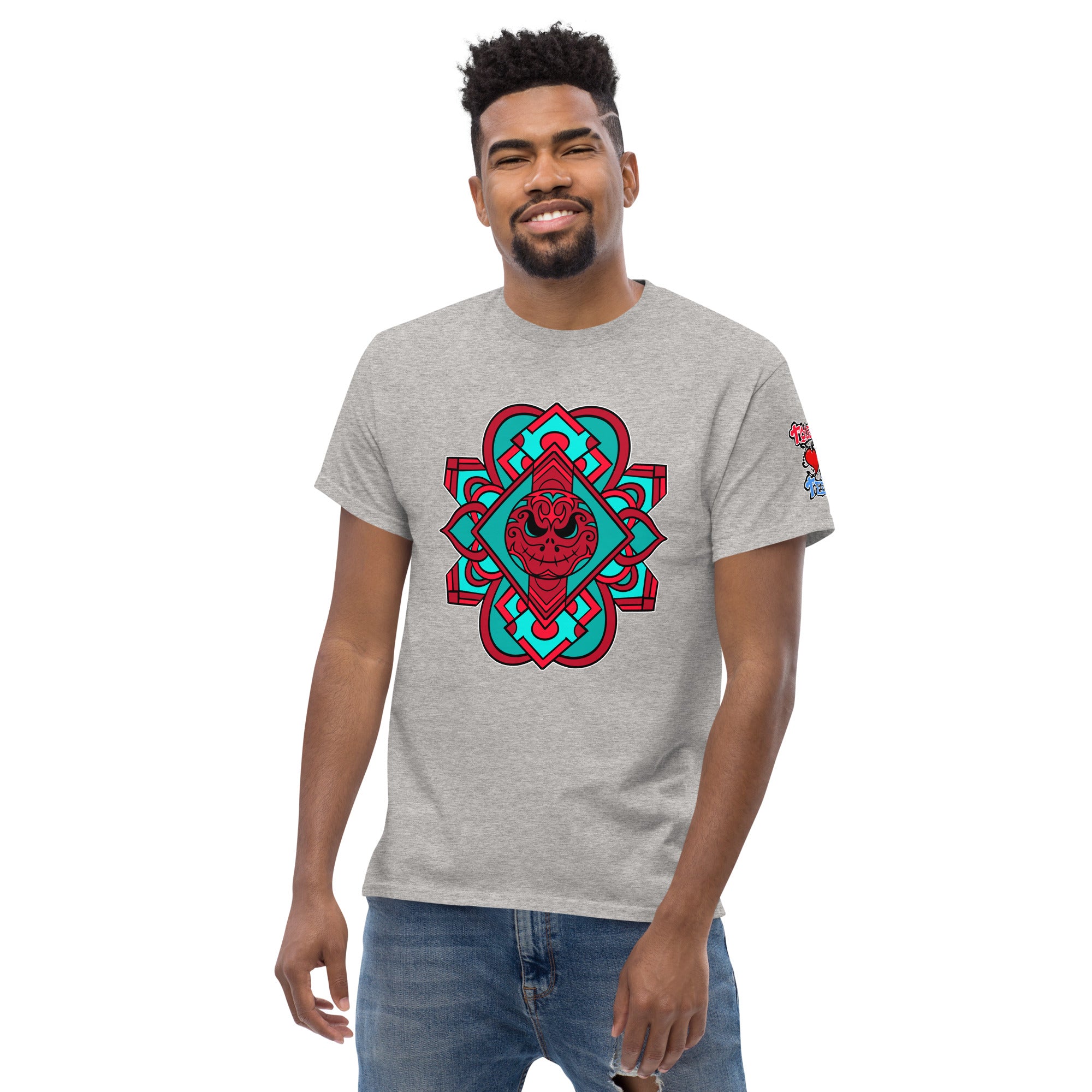 TLT Halloween Face Mandala Men's Heavy Blend Classic Tee