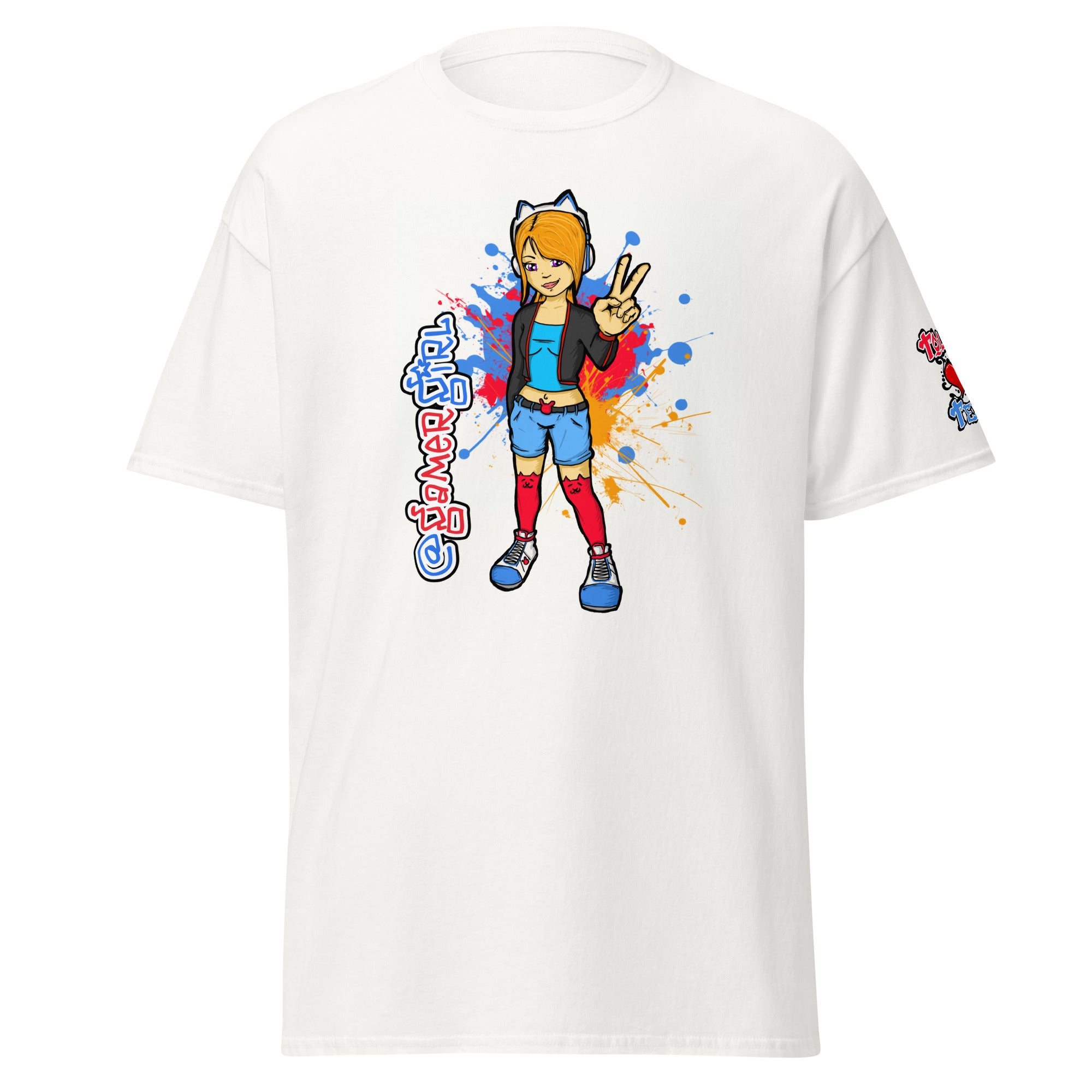 GG with Gamer Girl Logo Women's heavy blend tee