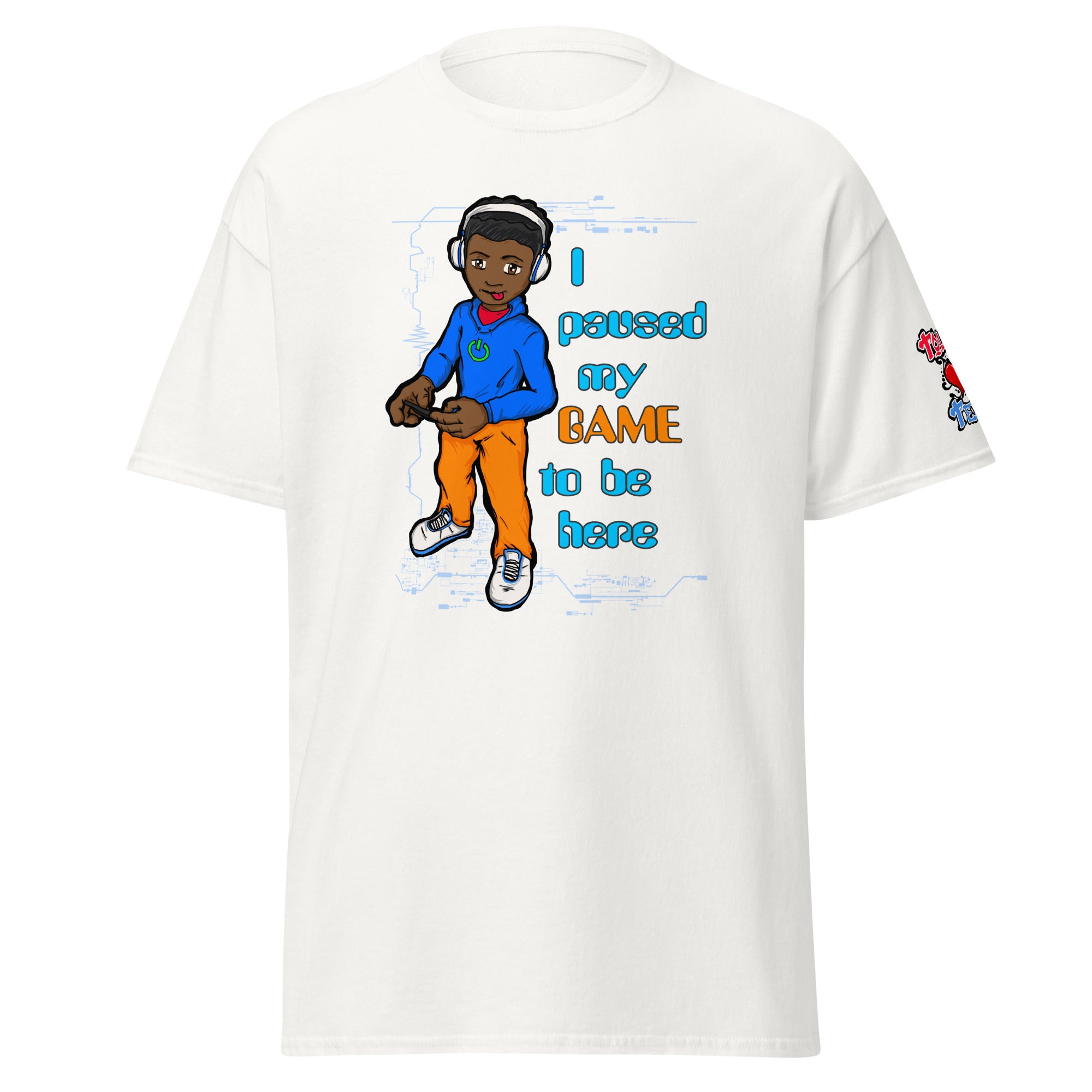 Rex Paused Game Slogan Men's Heavy Blend Classic Tee