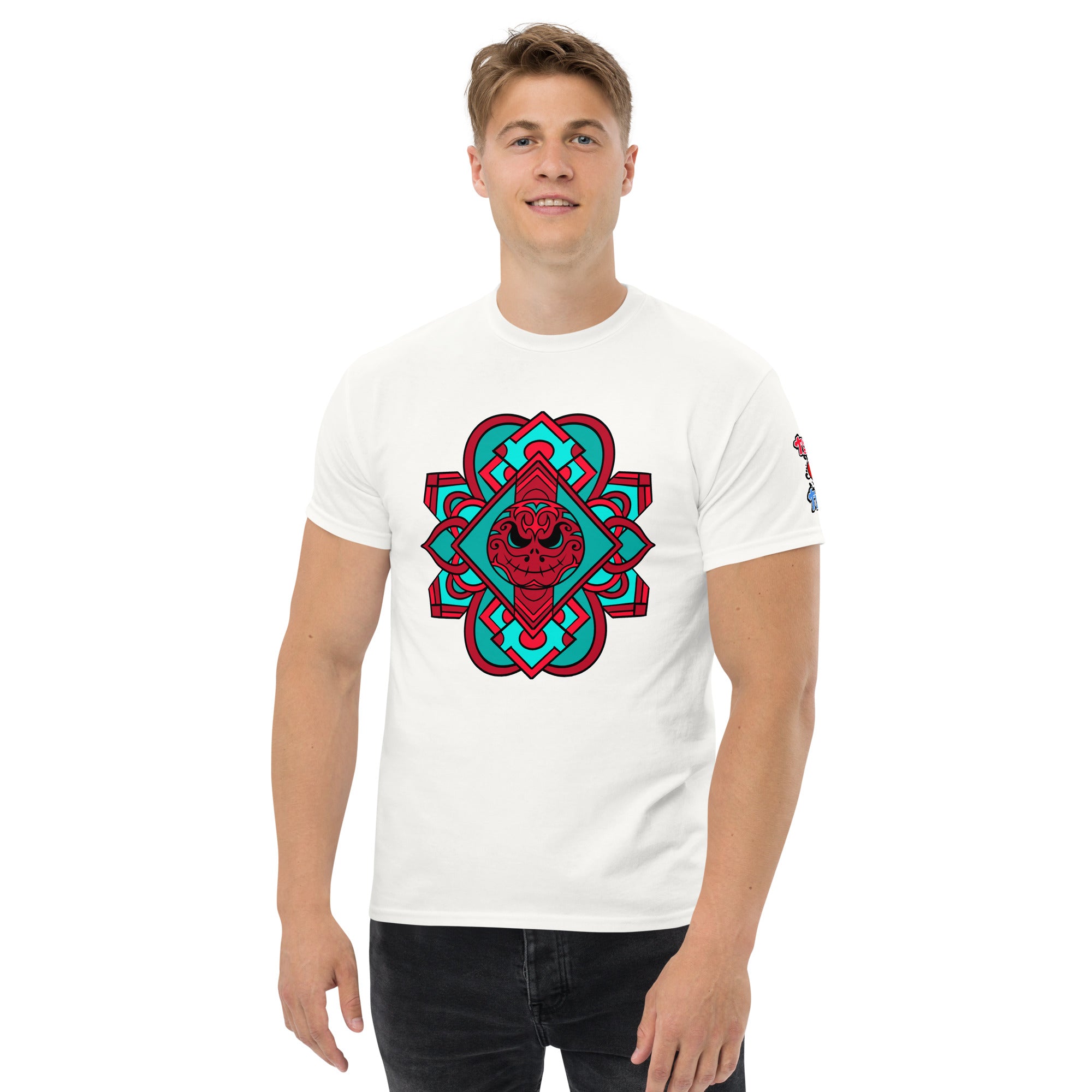 TLT Halloween Face Mandala Men's Heavy Blend Classic Tee