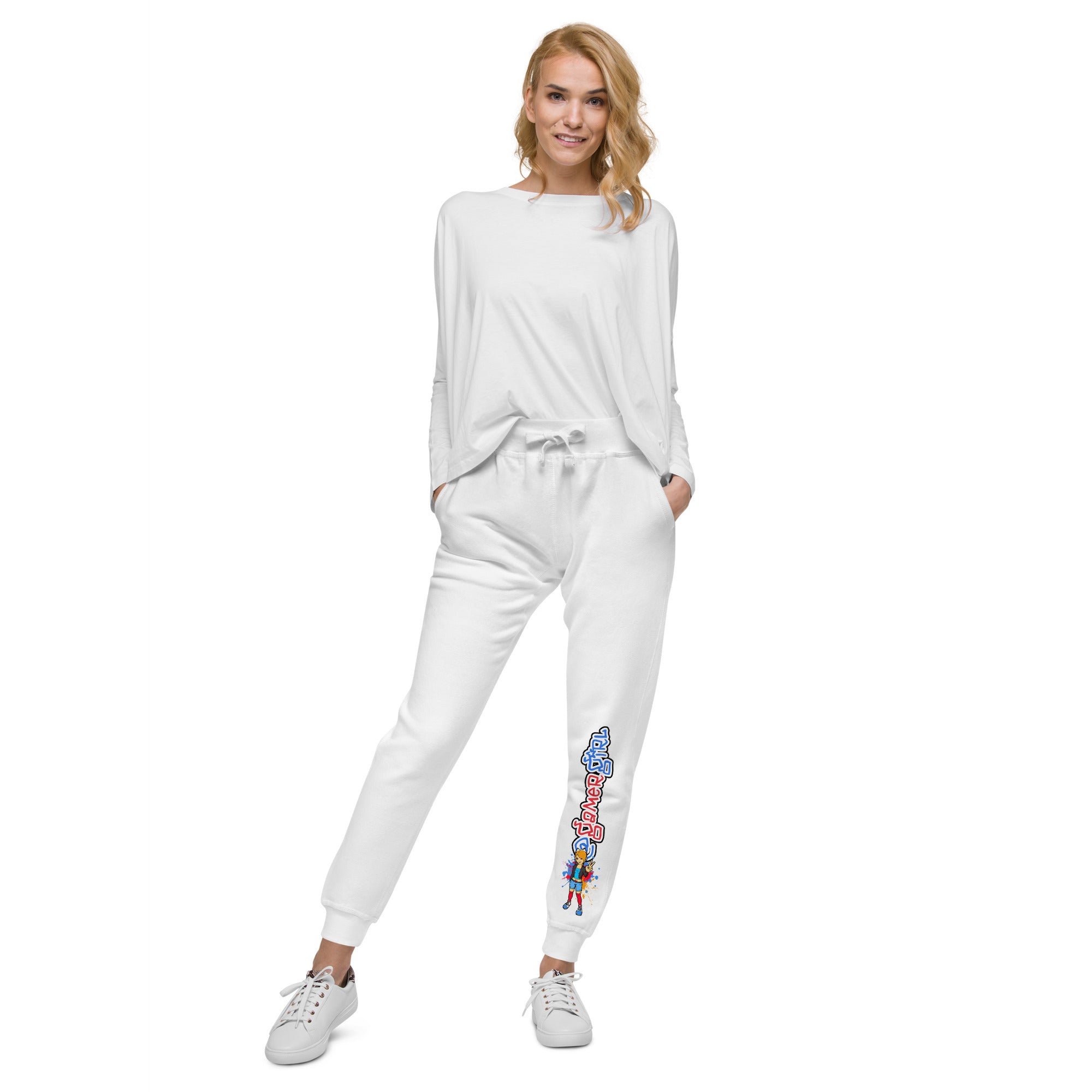 GG Gamer Girl Character Women's fleece sweatpants