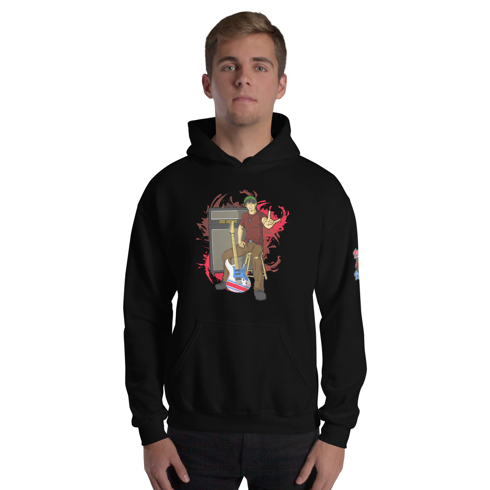 BO Anime Style Men's Heavy Blend Hoodie