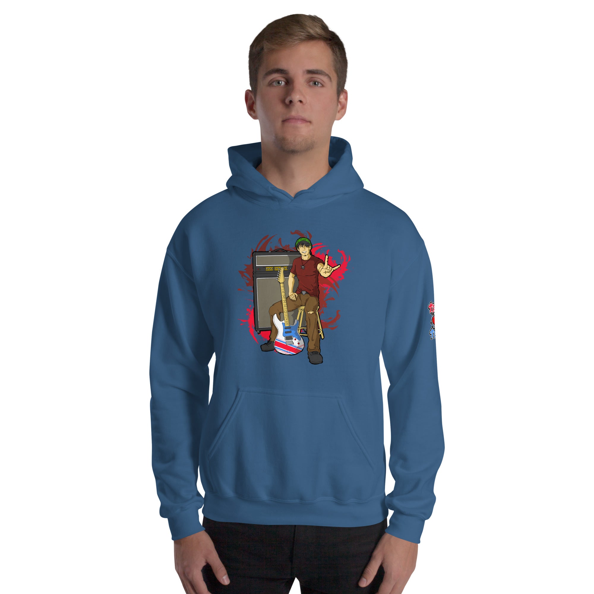 BO Anime Style Men's Heavy Blend Hoodie