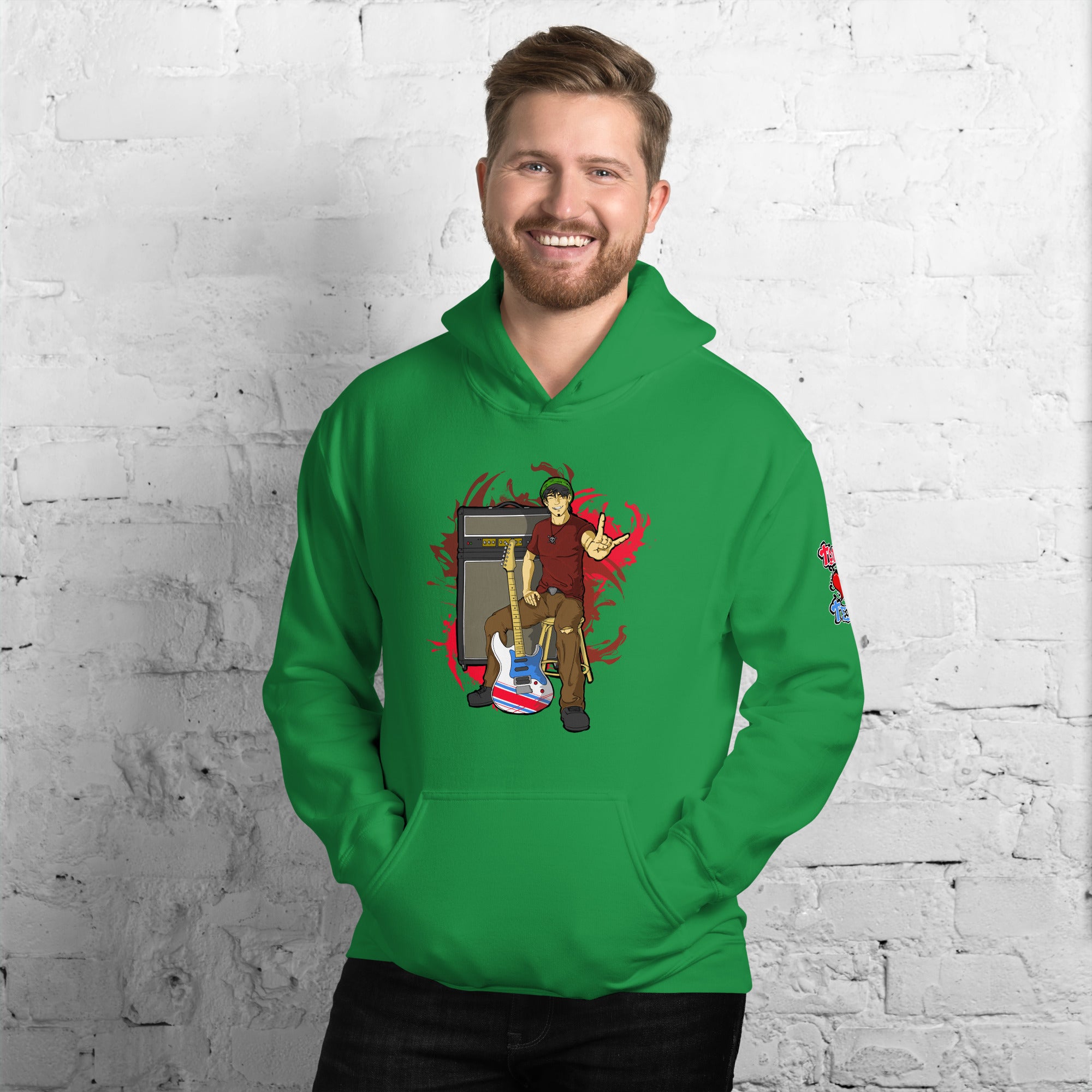 BO Anime Style Men's Heavy Blend Hoodie