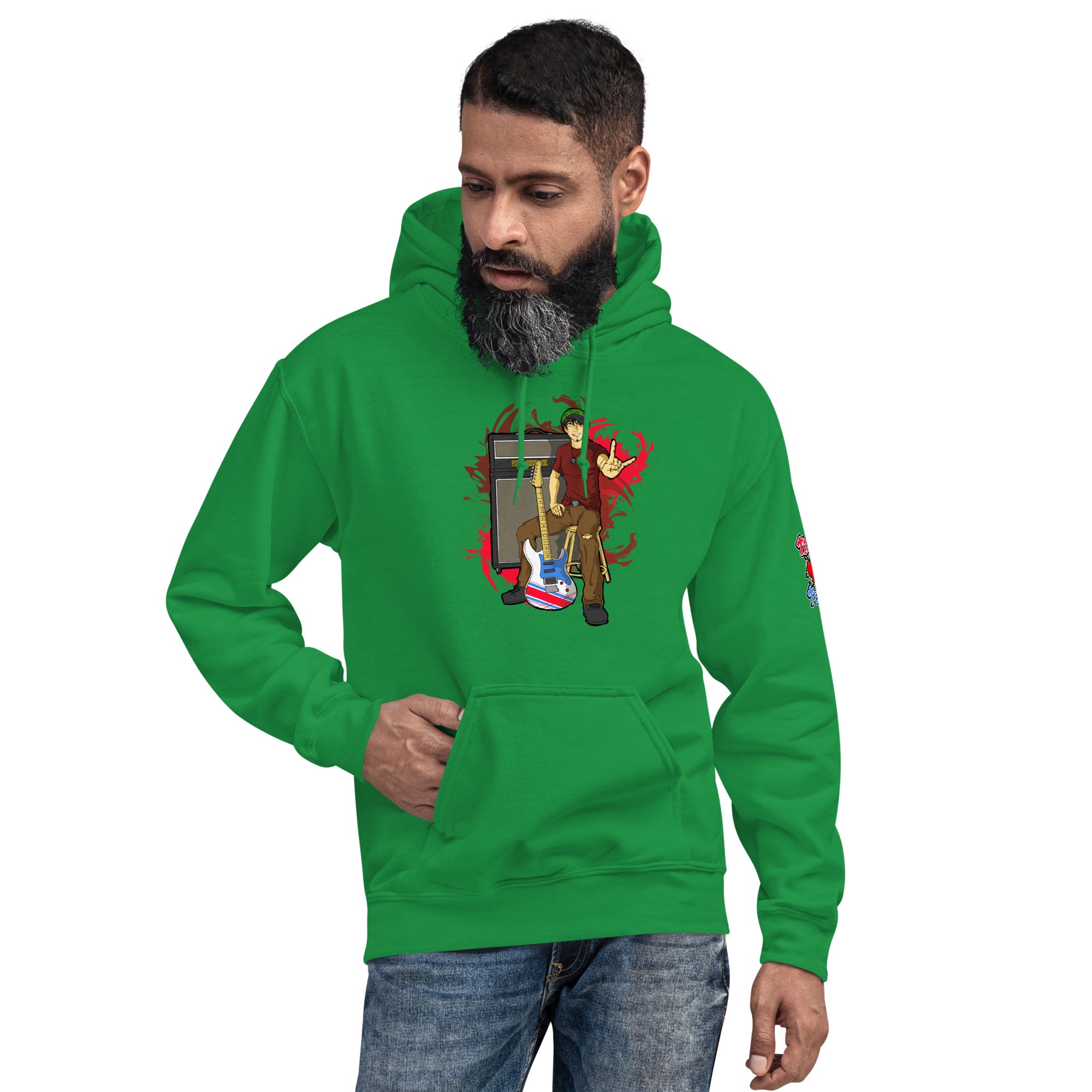 BO Anime Style Men's Heavy Blend Hoodie