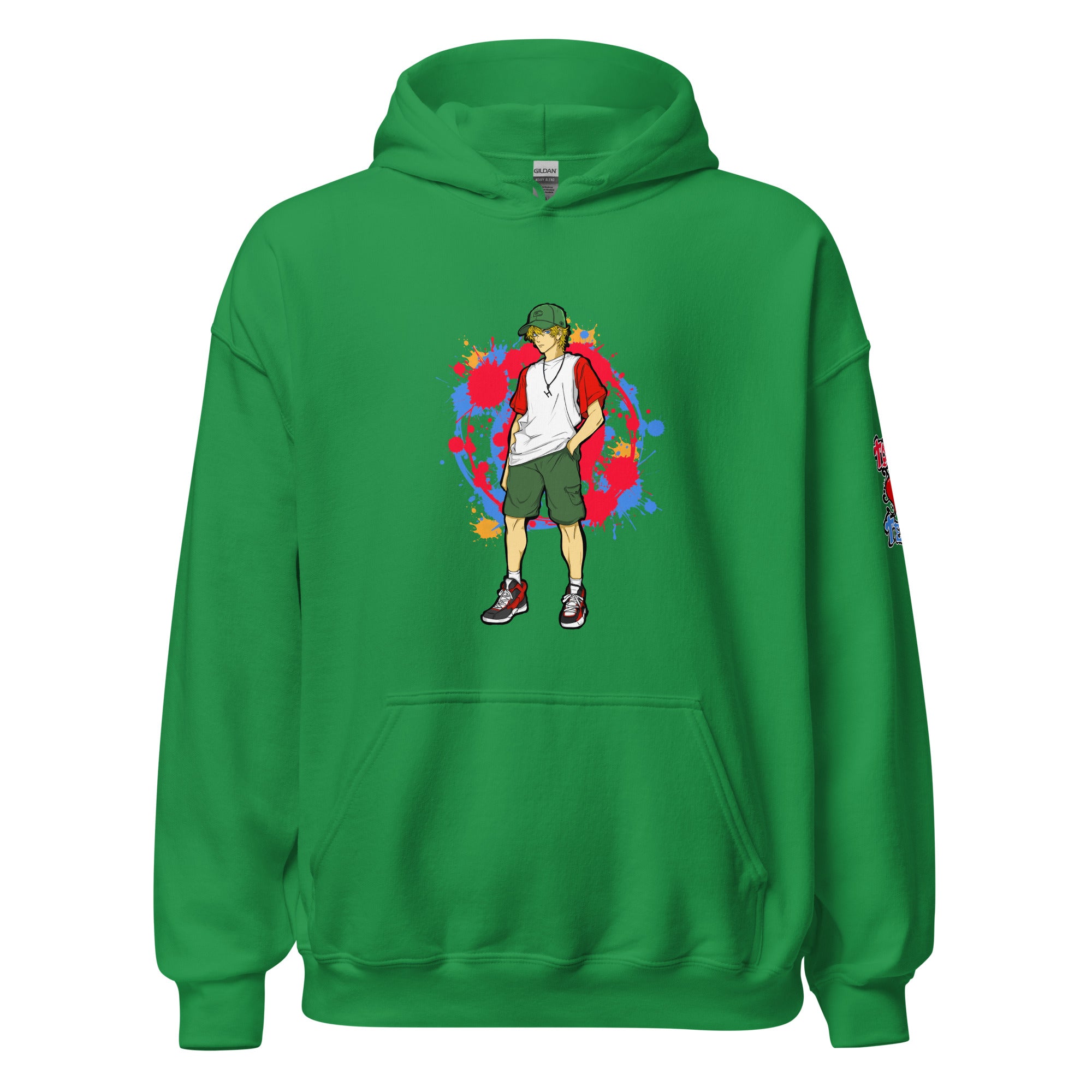 H. Anime Style Men's Heavy Blend Hoodie