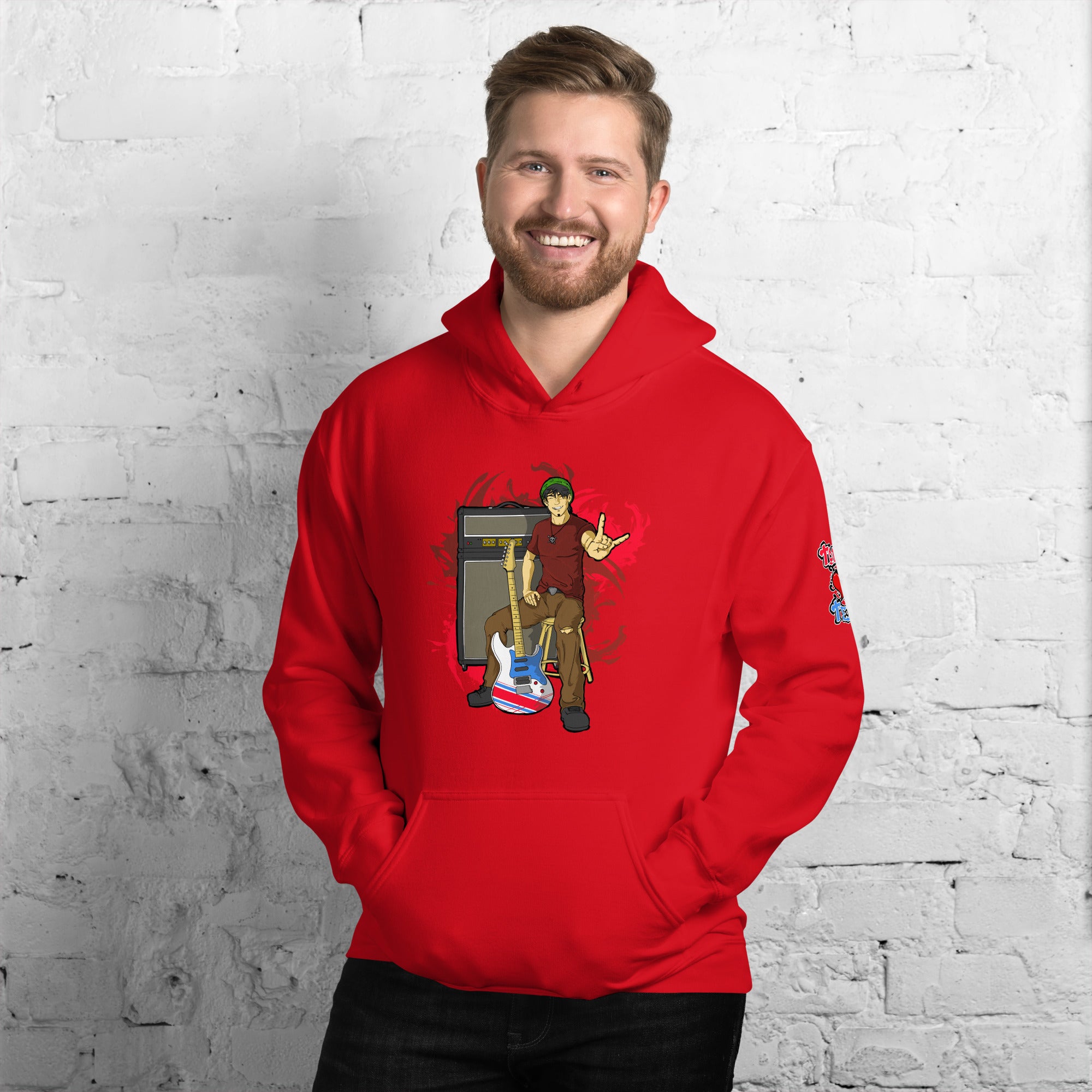 BO Anime Style Men's Heavy Blend Hoodie