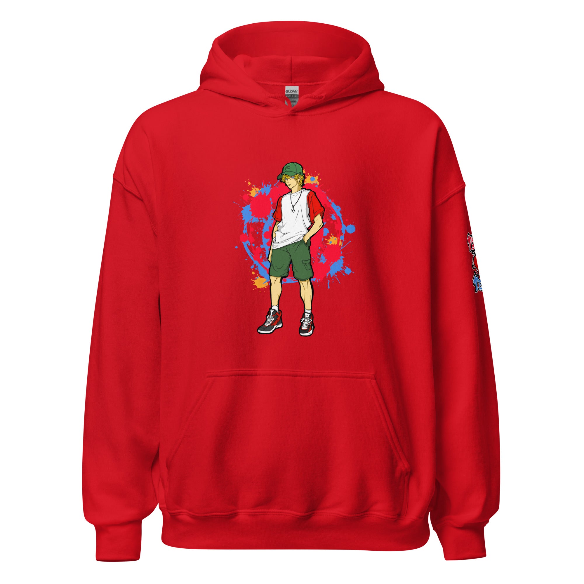 H. Anime Style Men's Heavy Blend Hoodie