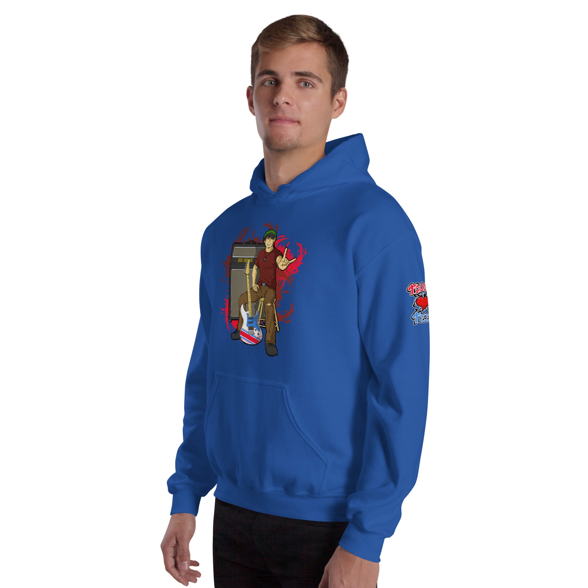 BO Anime Style Men's Heavy Blend Hoodie