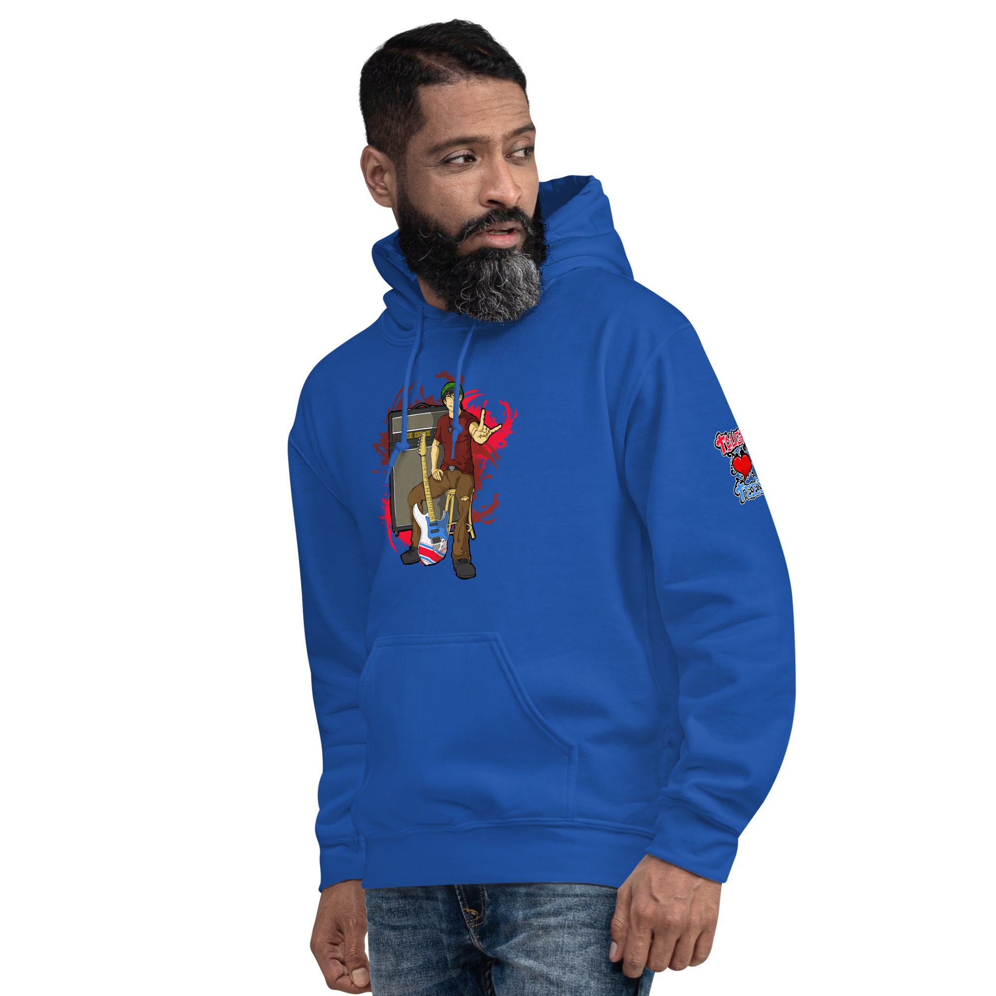 BO Anime Style Men's Heavy Blend Hoodie