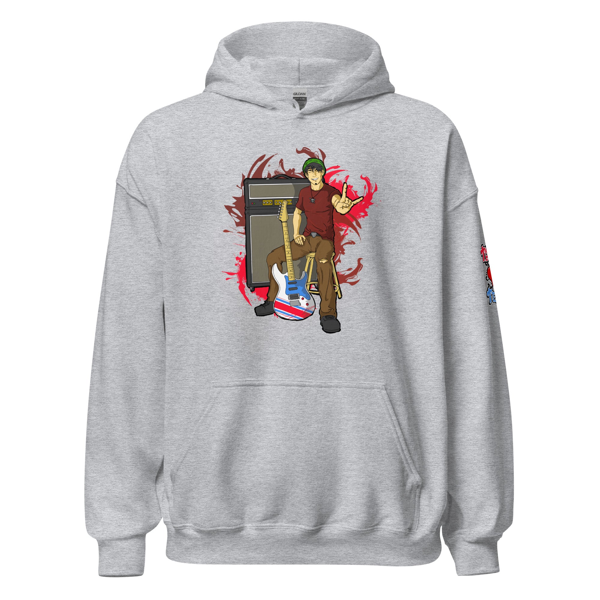 BO Anime Style Men's Heavy Blend Hoodie