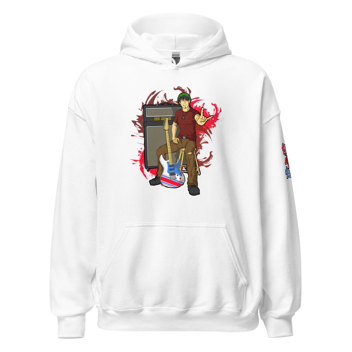 BO Anime Style Men's Heavy Blend Hoodie