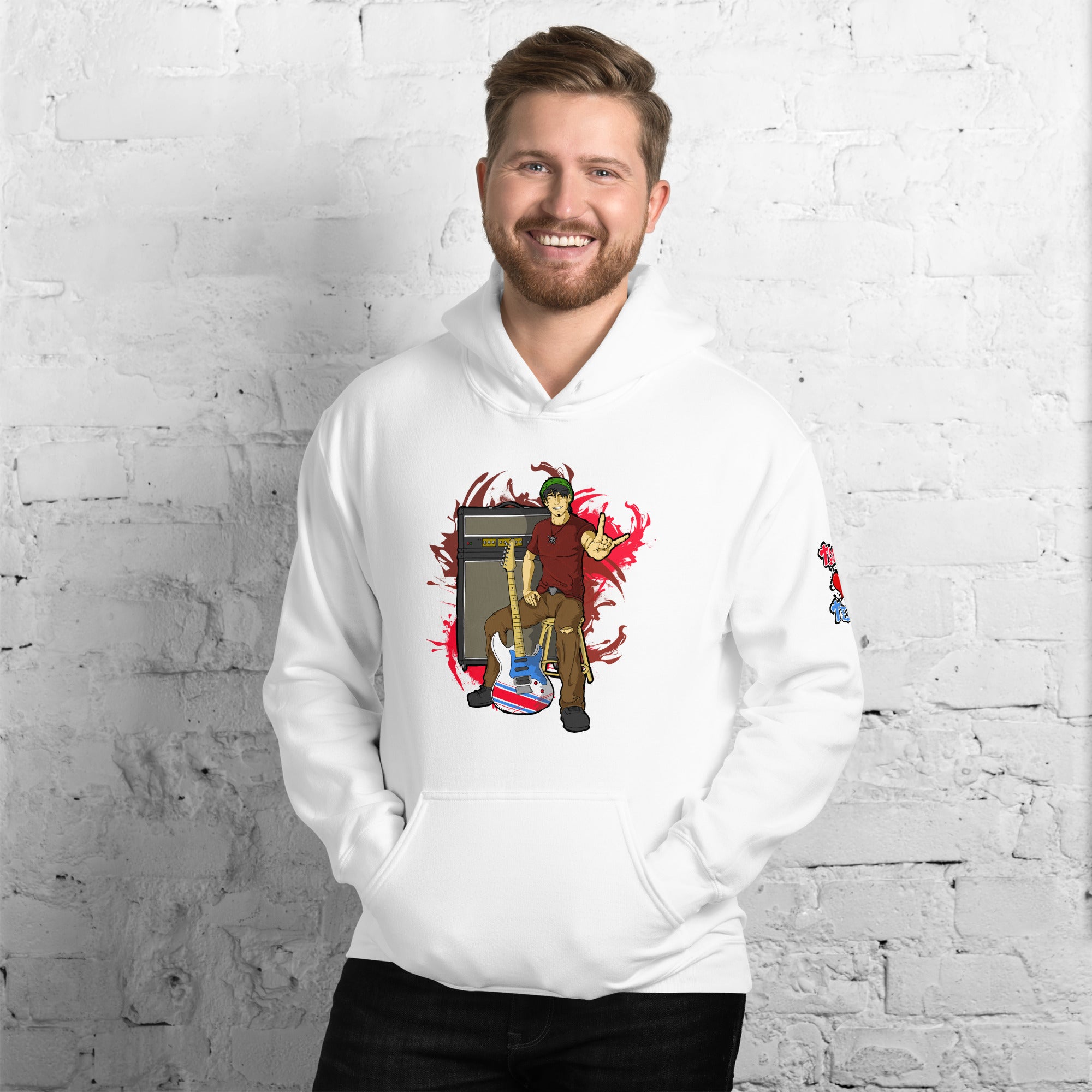 BO Anime Style Men's Heavy Blend Hoodie