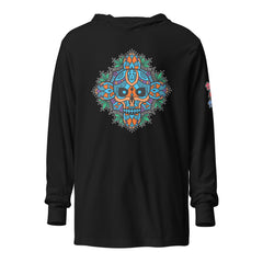 TLT Skull Mandala Men's Hooded Long-Sleeve Tee