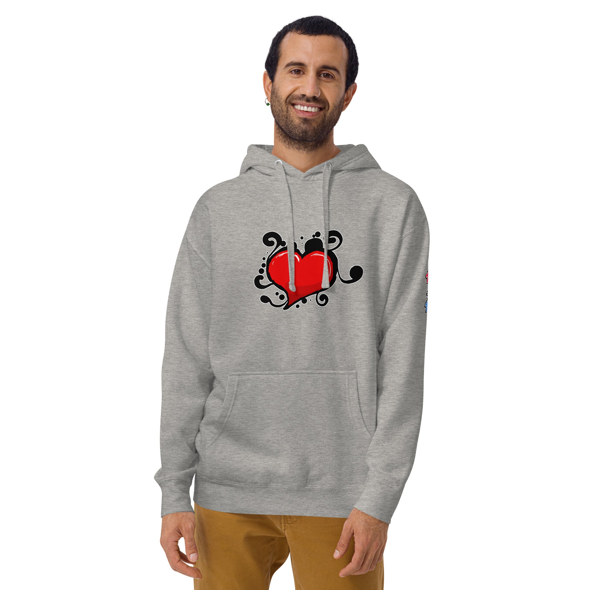 TLT Heart Men's Premium Hoodie