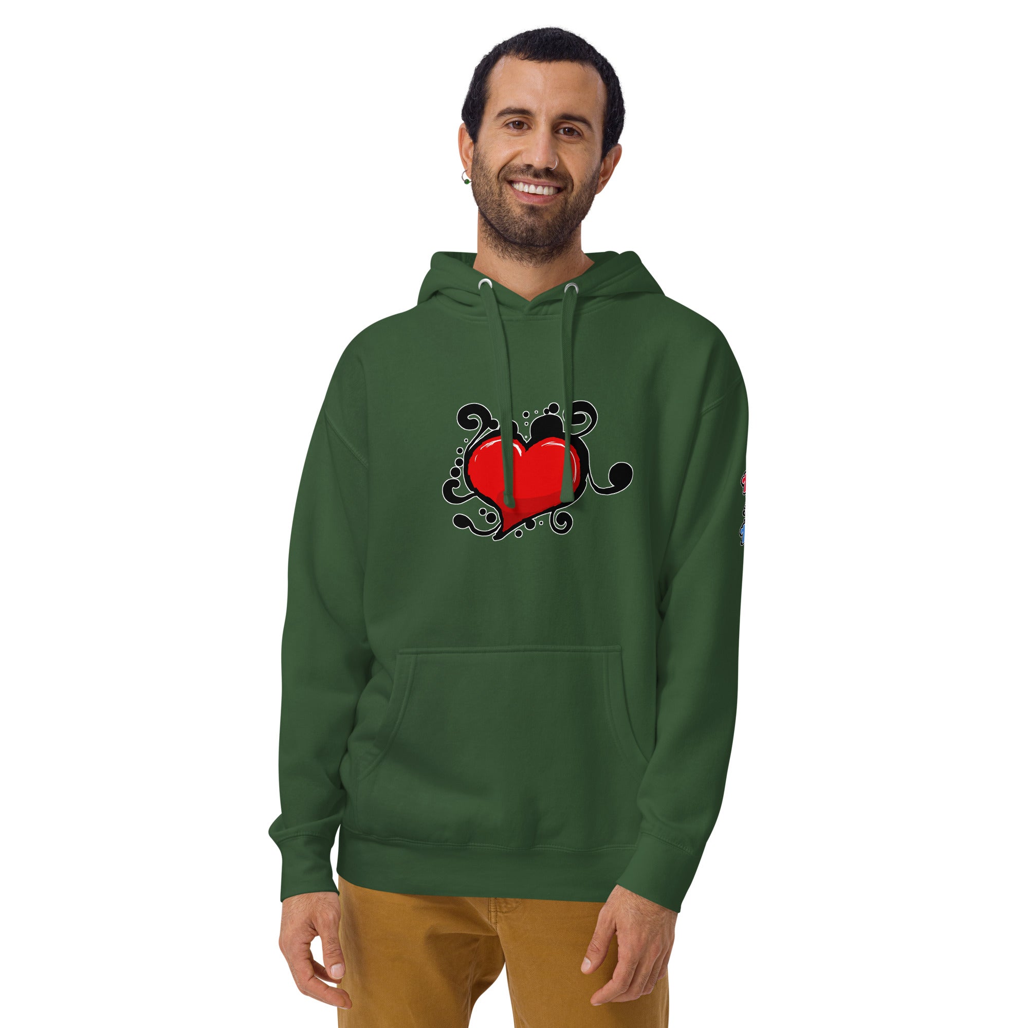 TLT Heart Men's Premium Hoodie