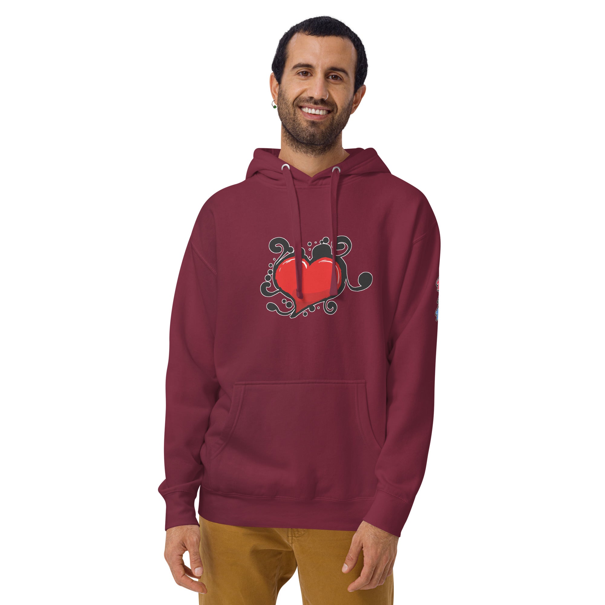 TLT Heart Men's Premium Hoodie