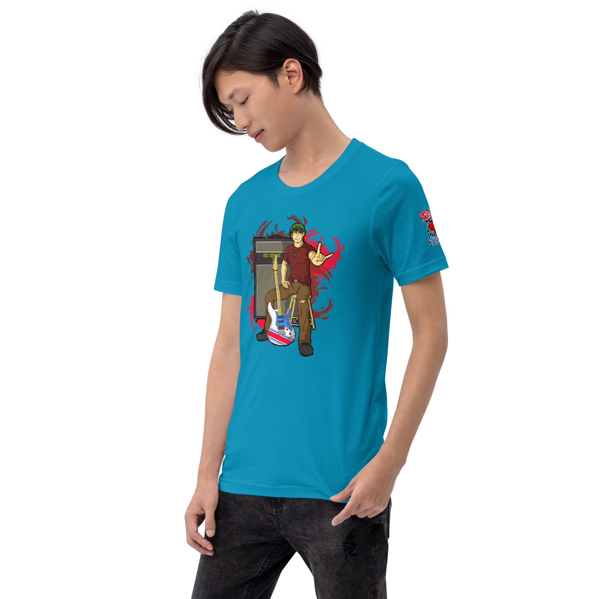 BO Anime Style Men's Lightweight Jersey Tee