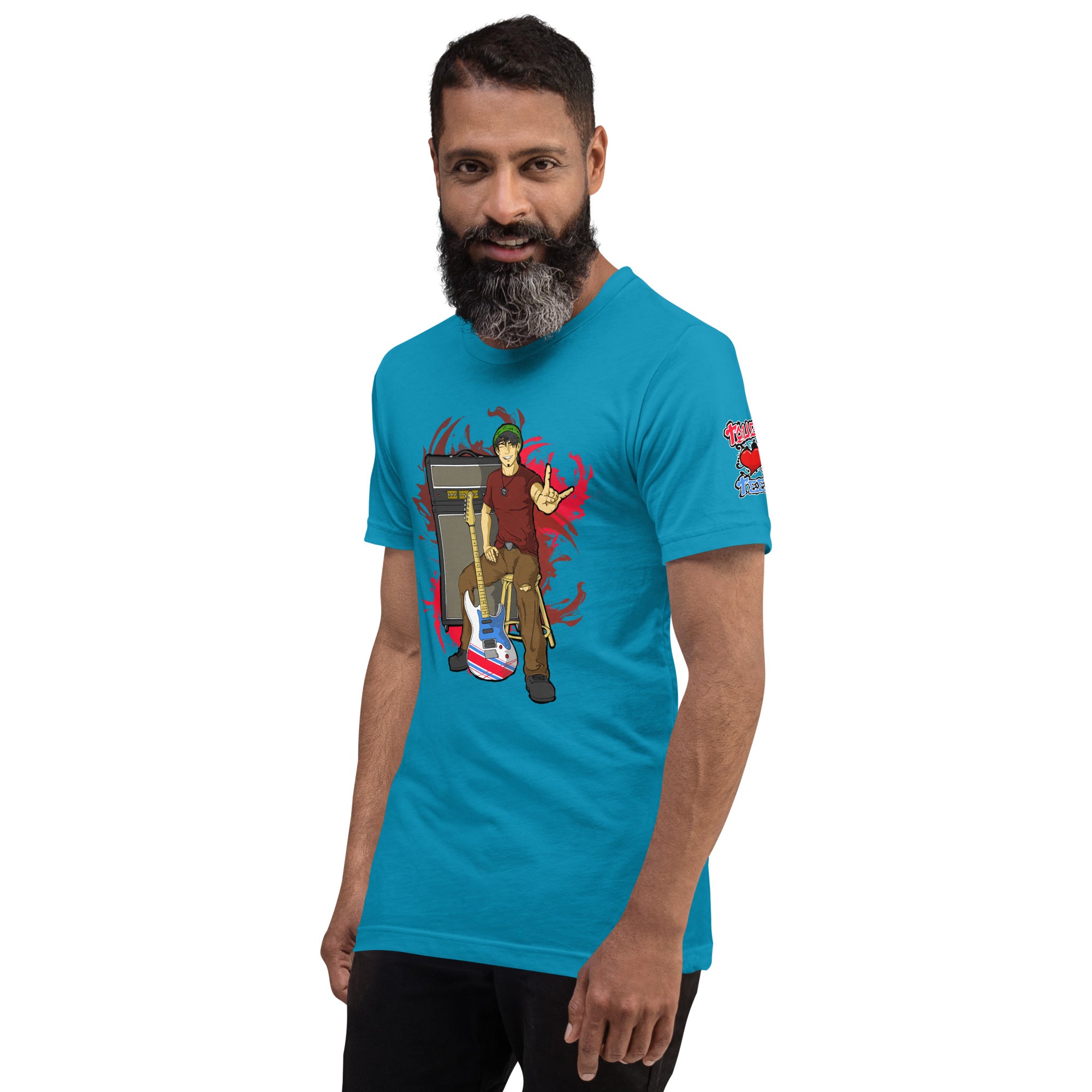 BO Anime Style Men's Lightweight Jersey Tee