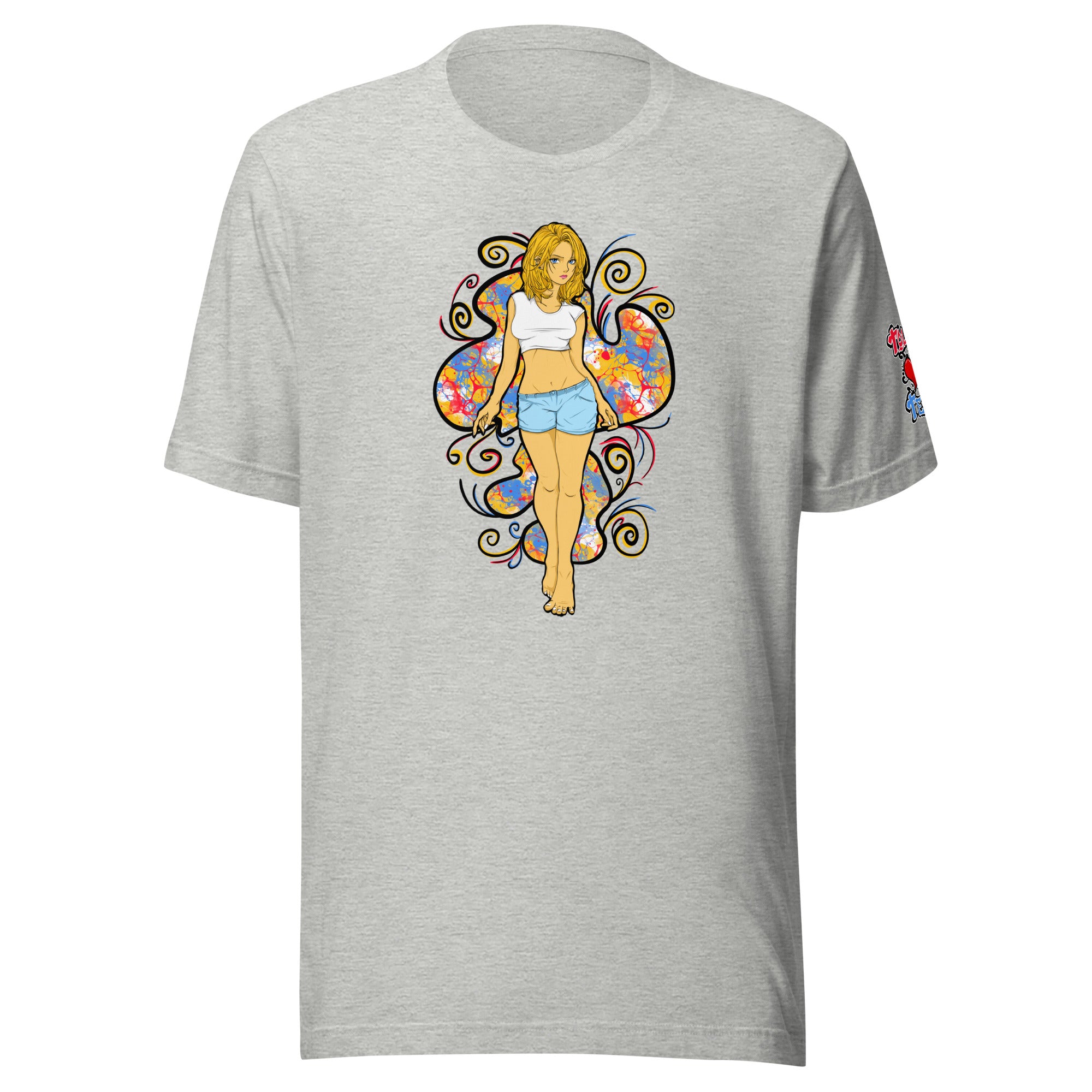 Bee Anime Style Women's Lightweight Jersey T-Shirt