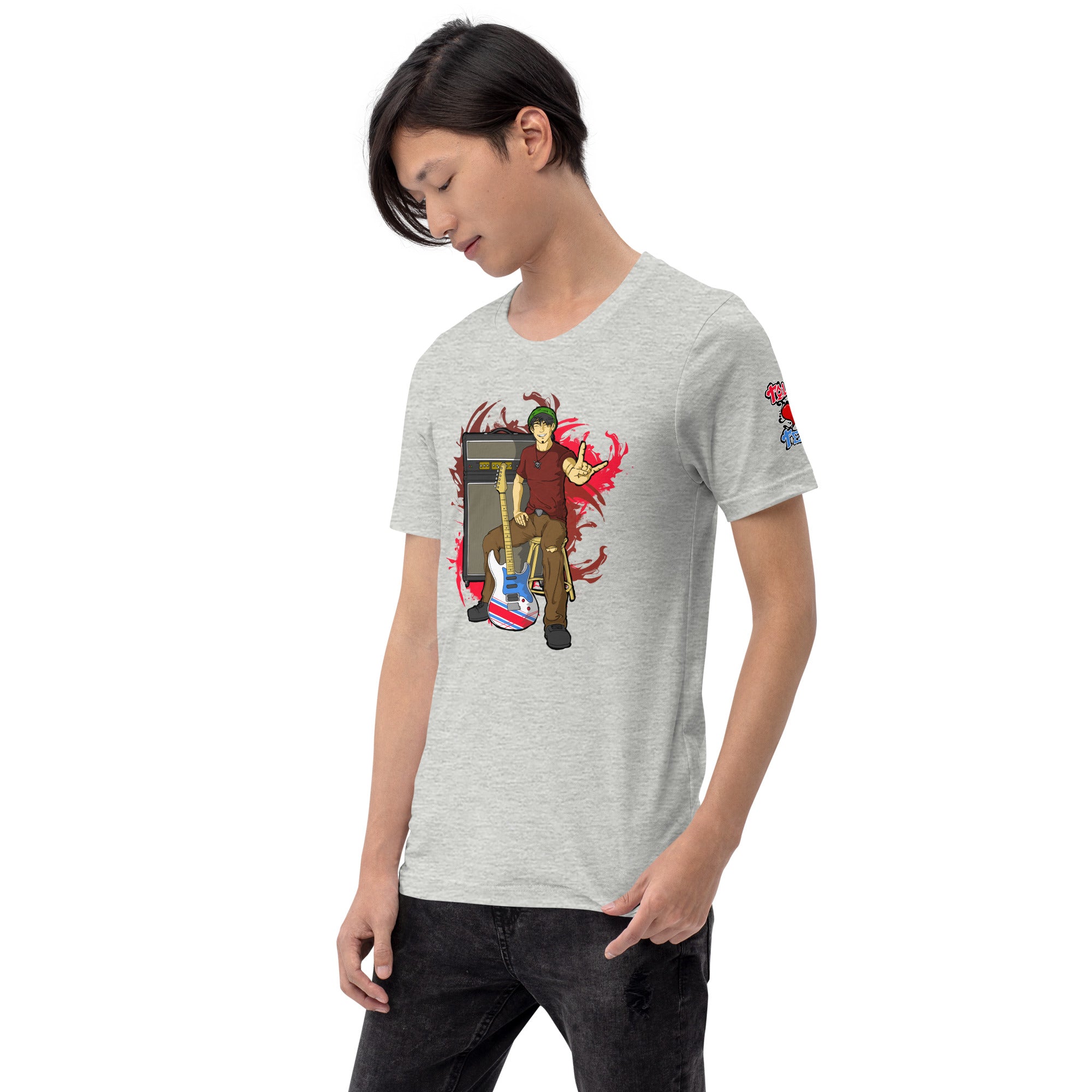 BO Anime Style Men's Lightweight Jersey Tee