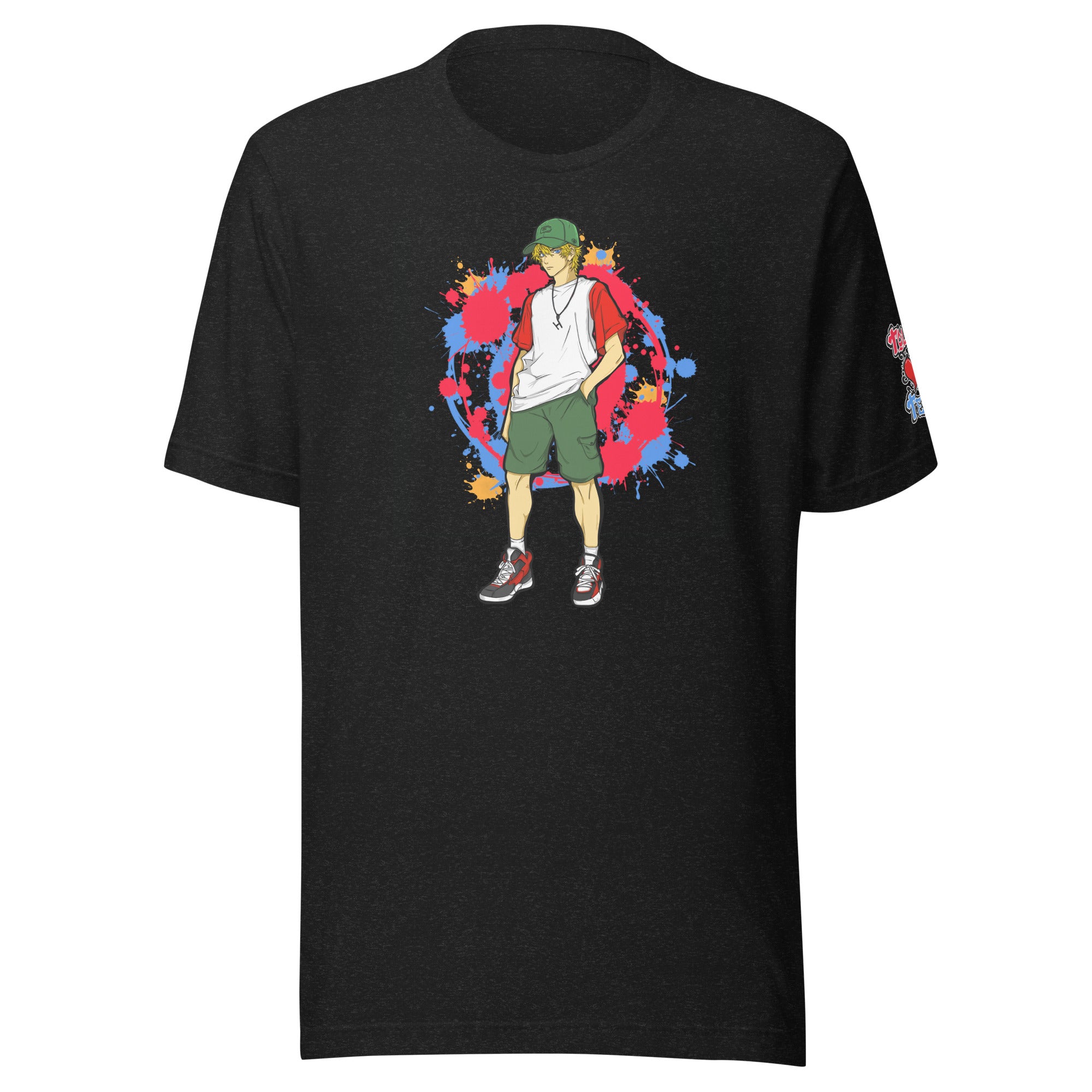 H. Anime Style Men's Short Sleeve Jersey Tee