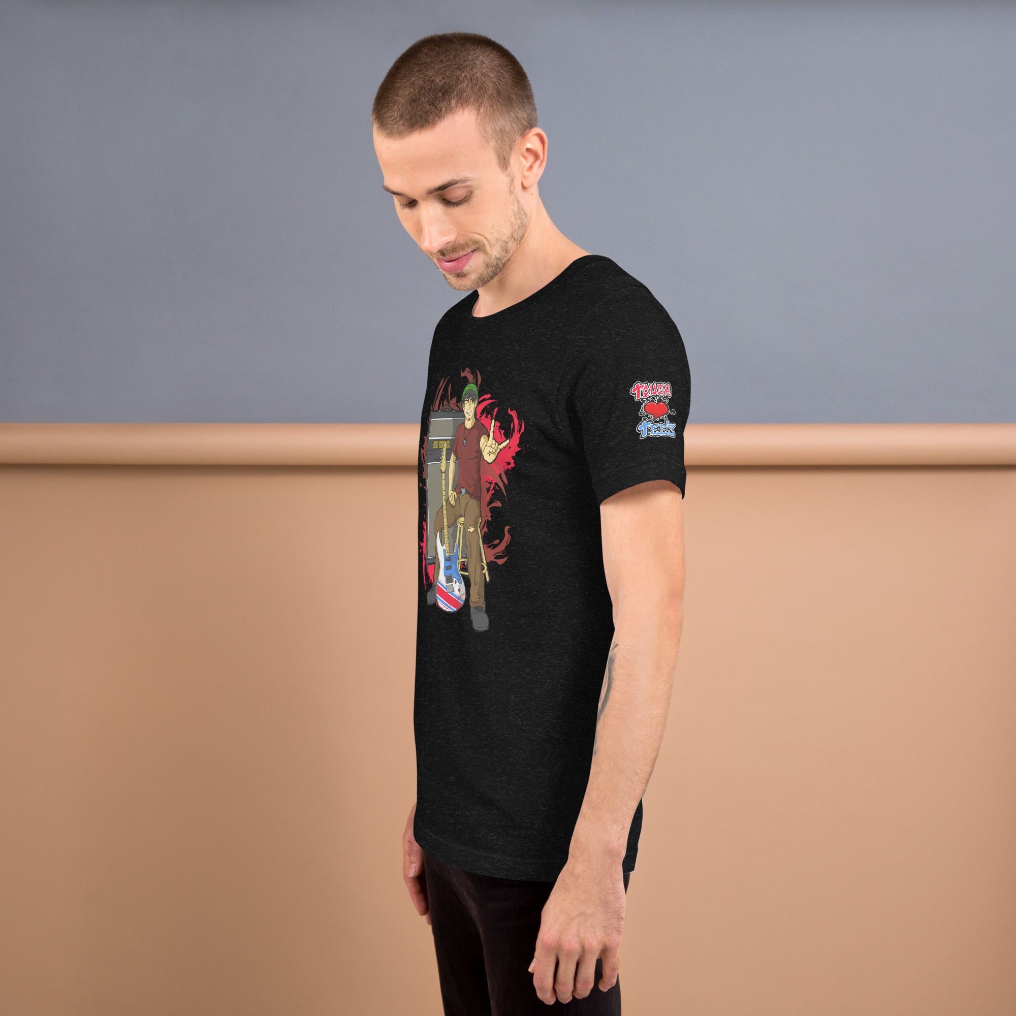 BO Anime Style Men's Lightweight Jersey Tee