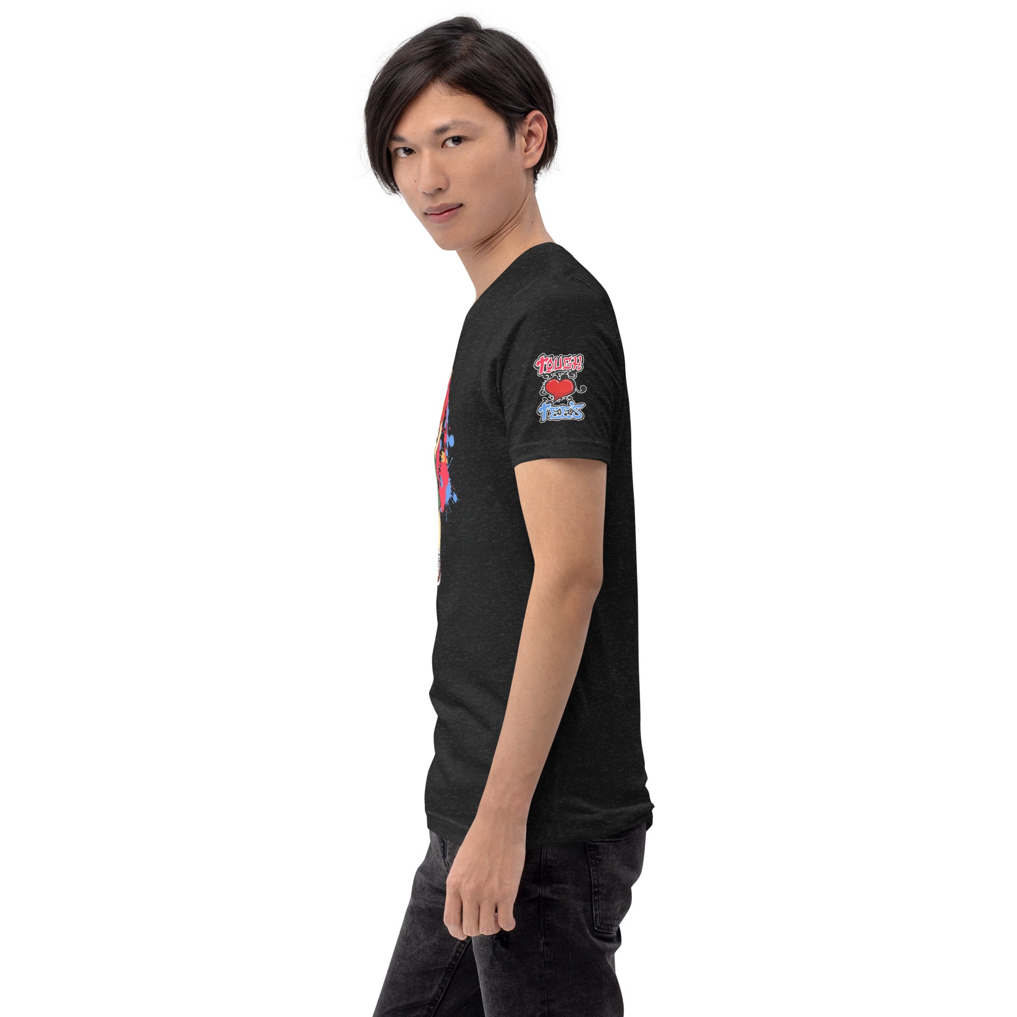 H. Anime Style Men's Short Sleeve Jersey Tee