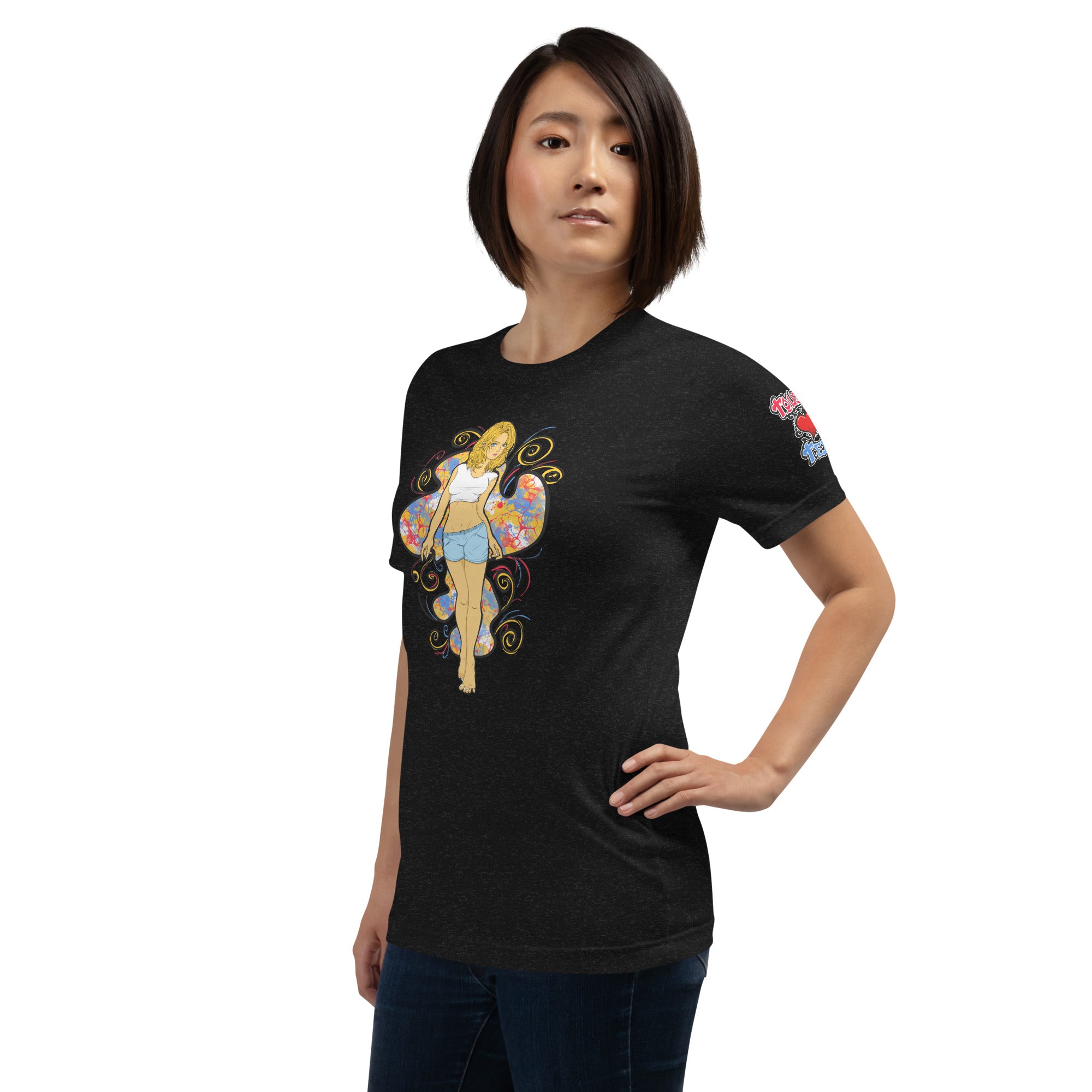 Bee Anime Style Women's Lightweight Jersey T-Shirt