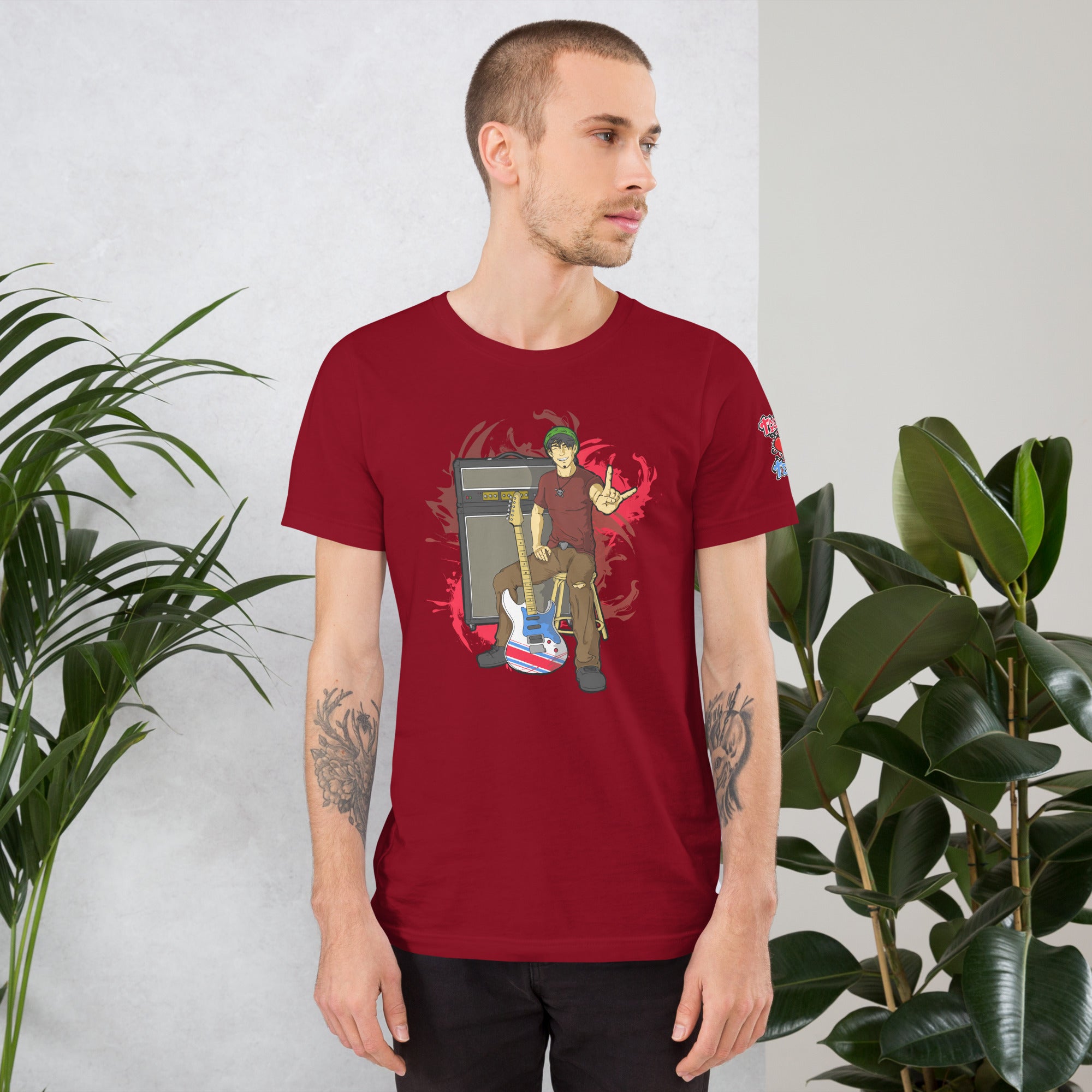 BO Anime Style Men's Lightweight Jersey Tee