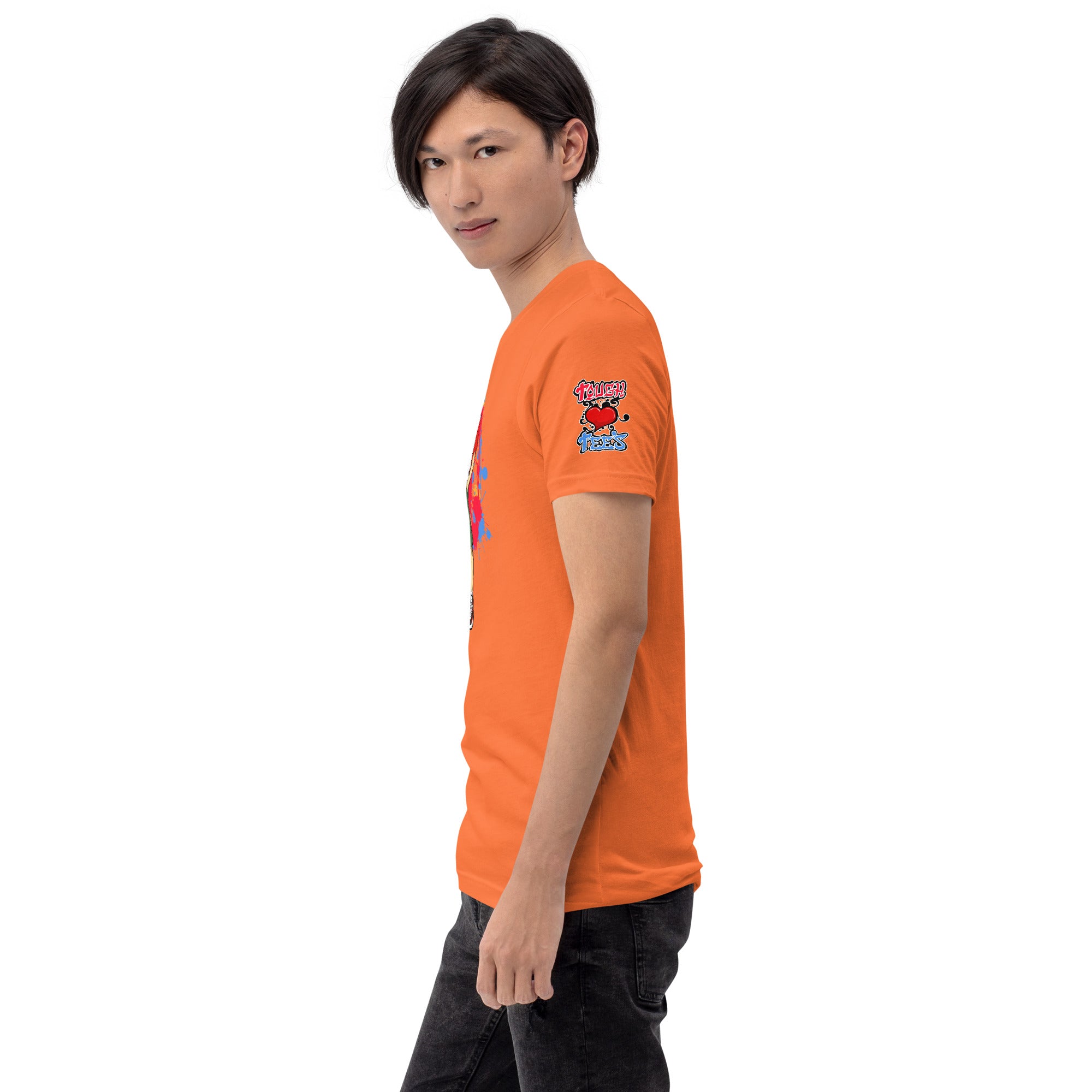 H. Anime Style Men's Short Sleeve Jersey Tee