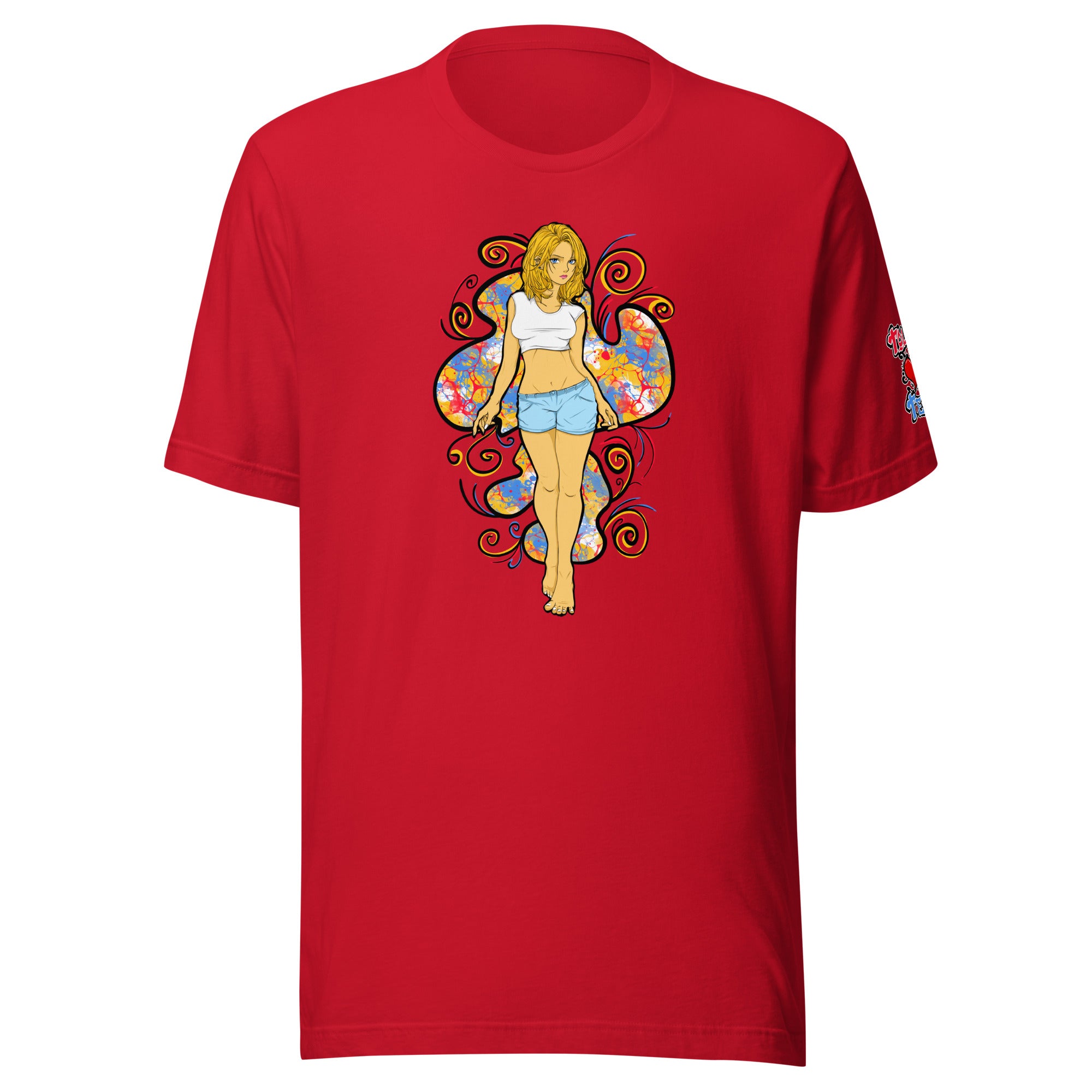 Bee Anime Style Women's Lightweight Jersey T-Shirt