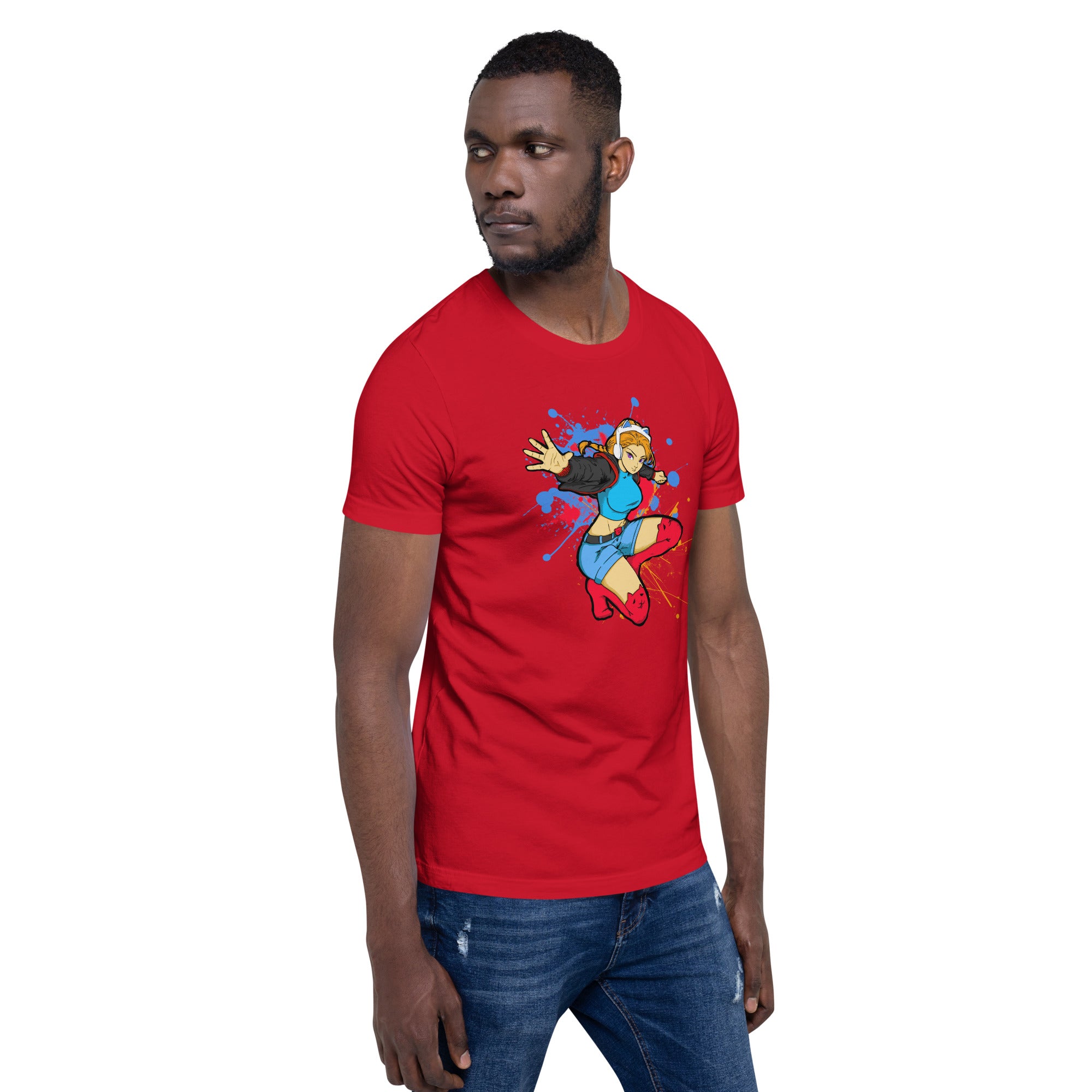 GG Anime Style Men's Lightweight Jersey Tee