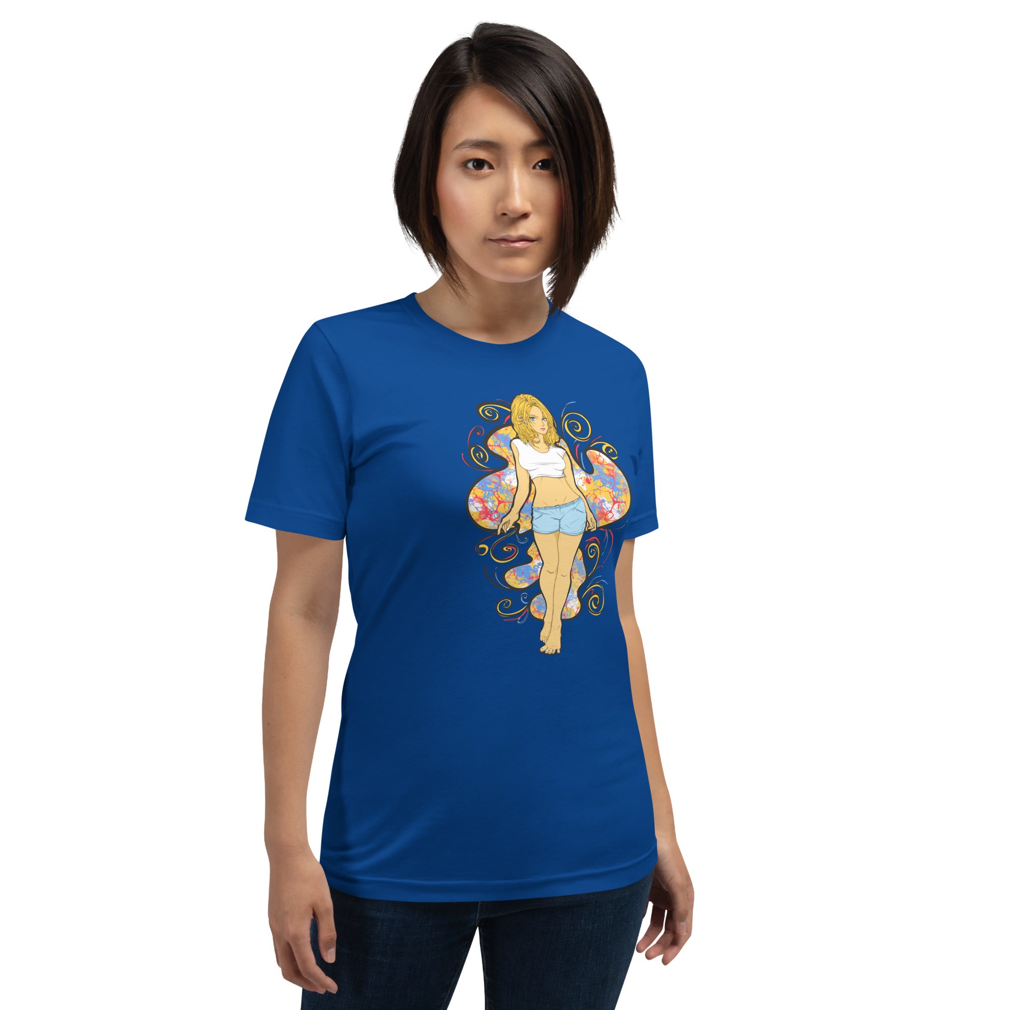 Bee Anime Style Women's Lightweight Jersey T-Shirt