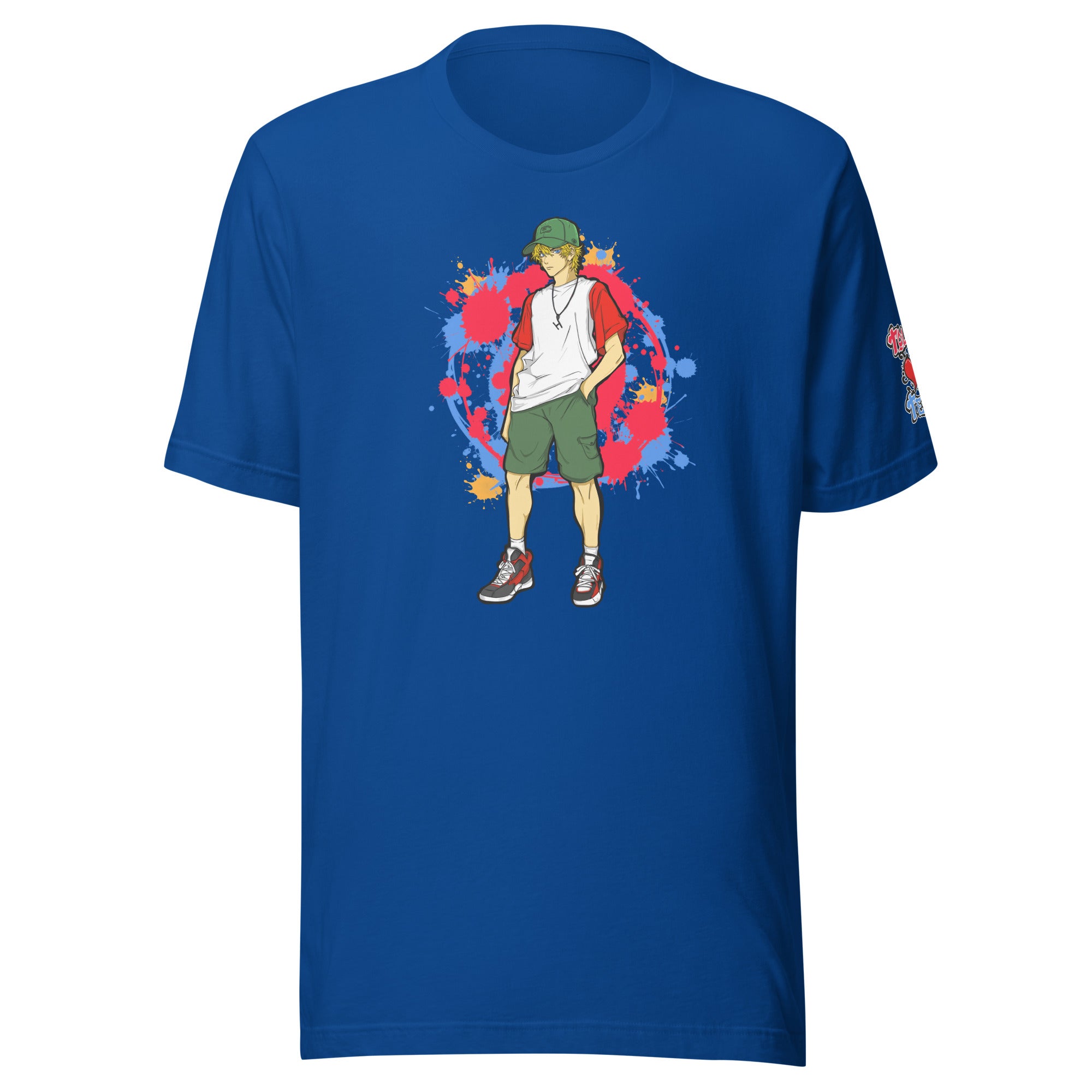 H. Anime Style Men's Short Sleeve Jersey Tee