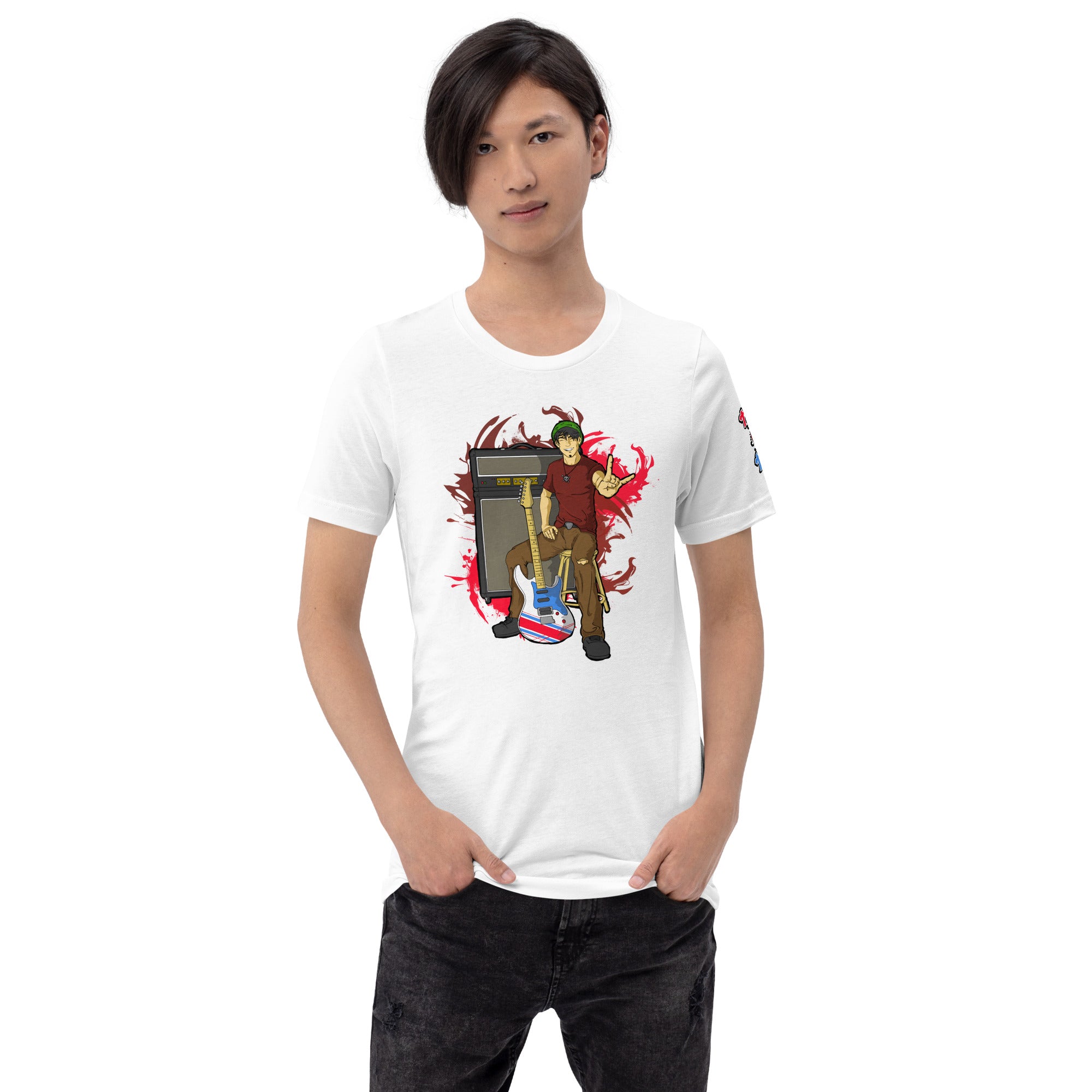 BO Anime Style Men's Lightweight Jersey Tee