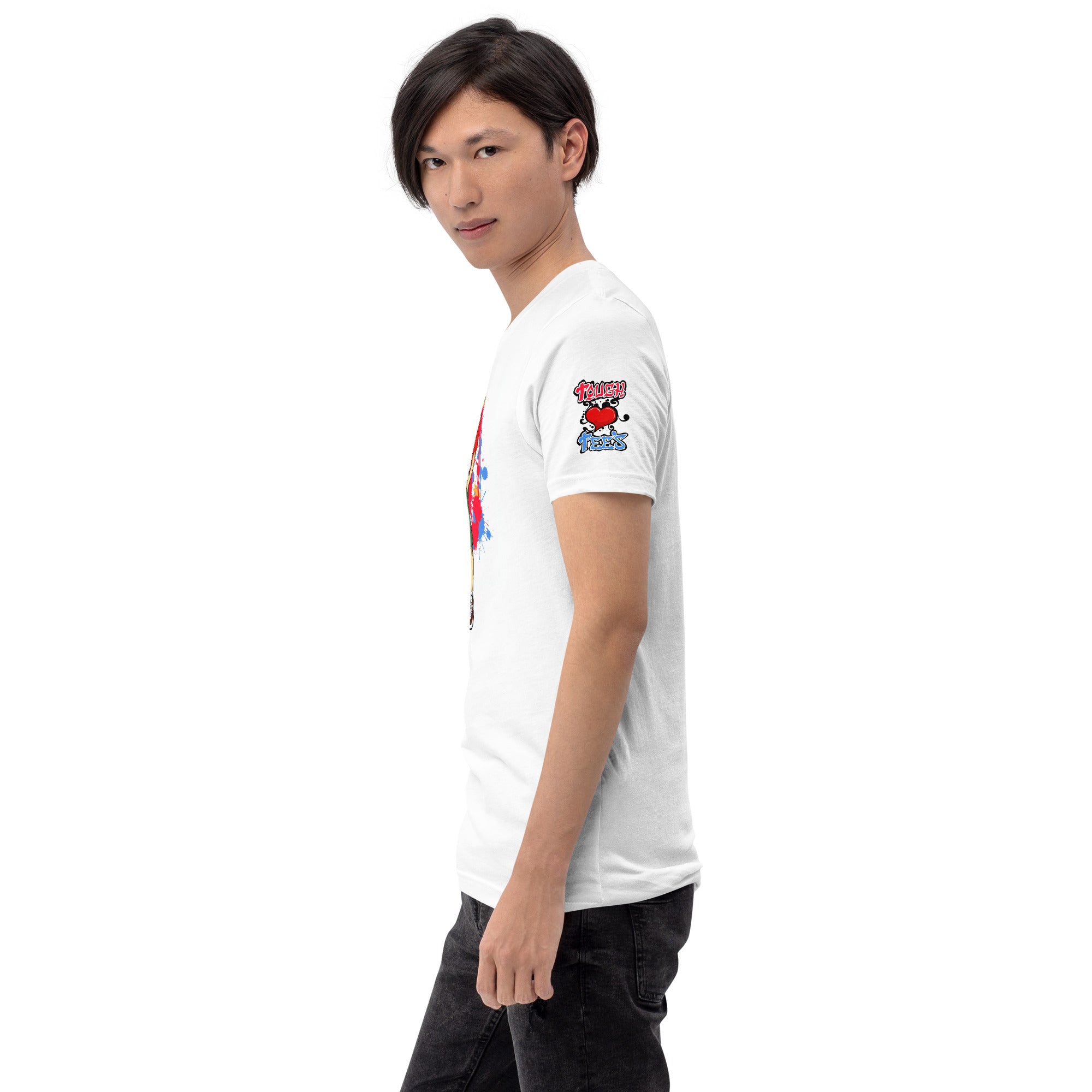 H. Anime Style Men's Short Sleeve Jersey Tee