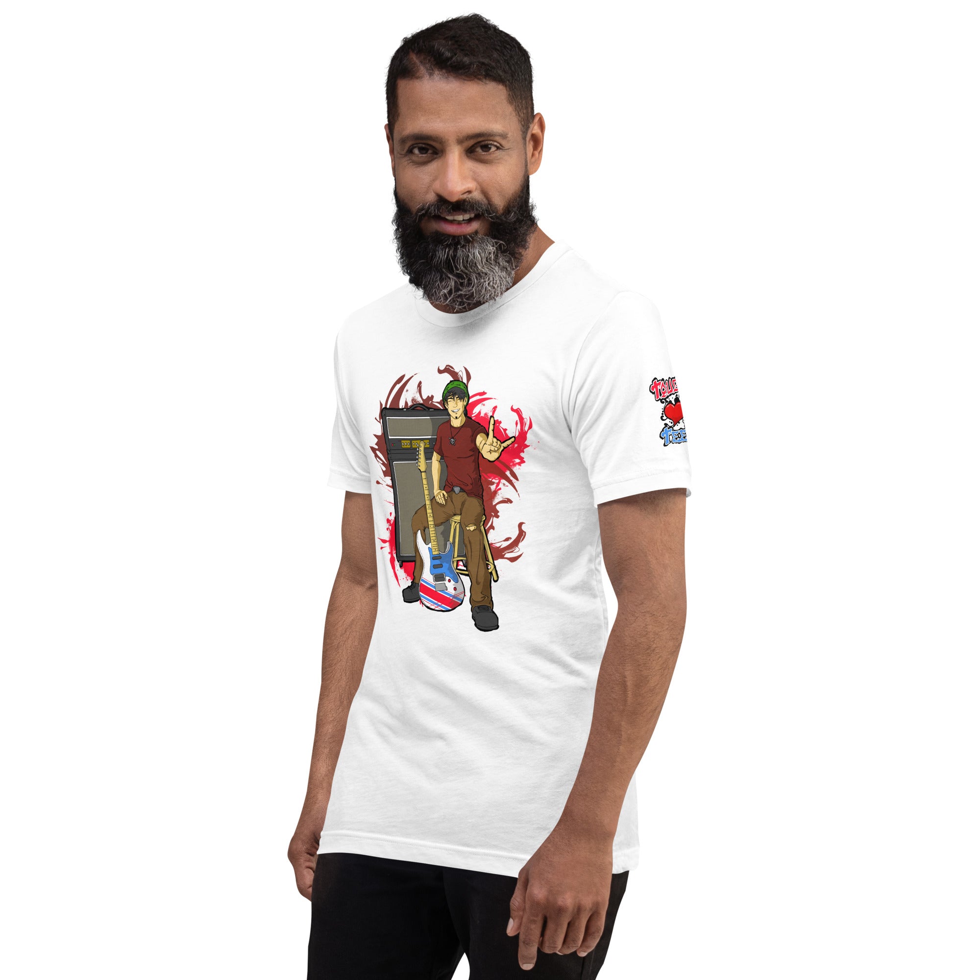 BO Anime Style Men's Lightweight Jersey Tee