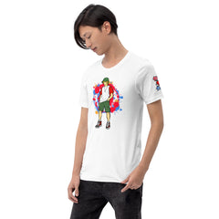 H. Anime Style Men's Short Sleeve Jersey Tee