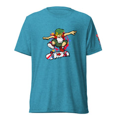 H. Skateboarding Action Pose Tri-blend Short sleeve  Tee