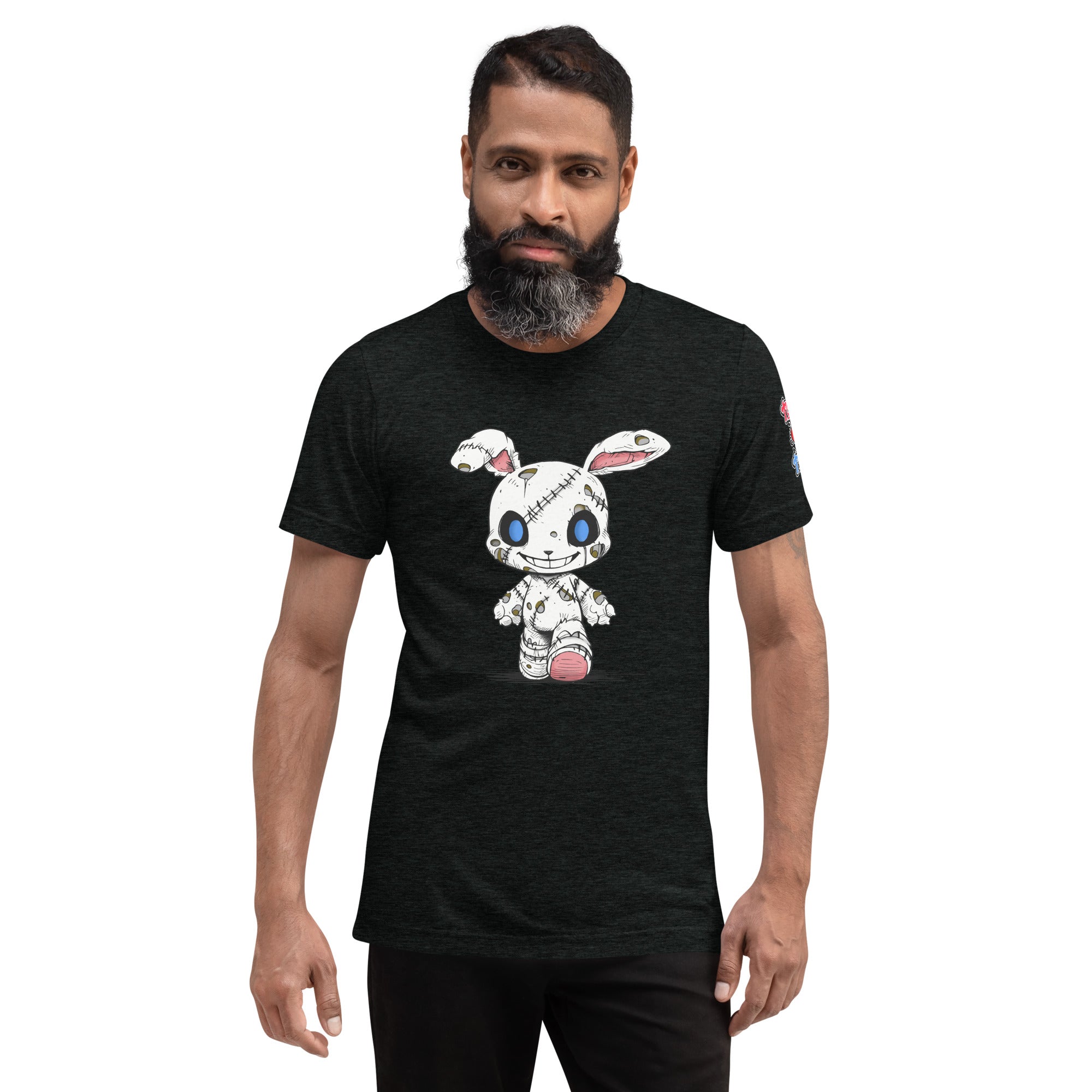 Zombie Bunny Men's Tri-blend Short Sleeve T-Shirt