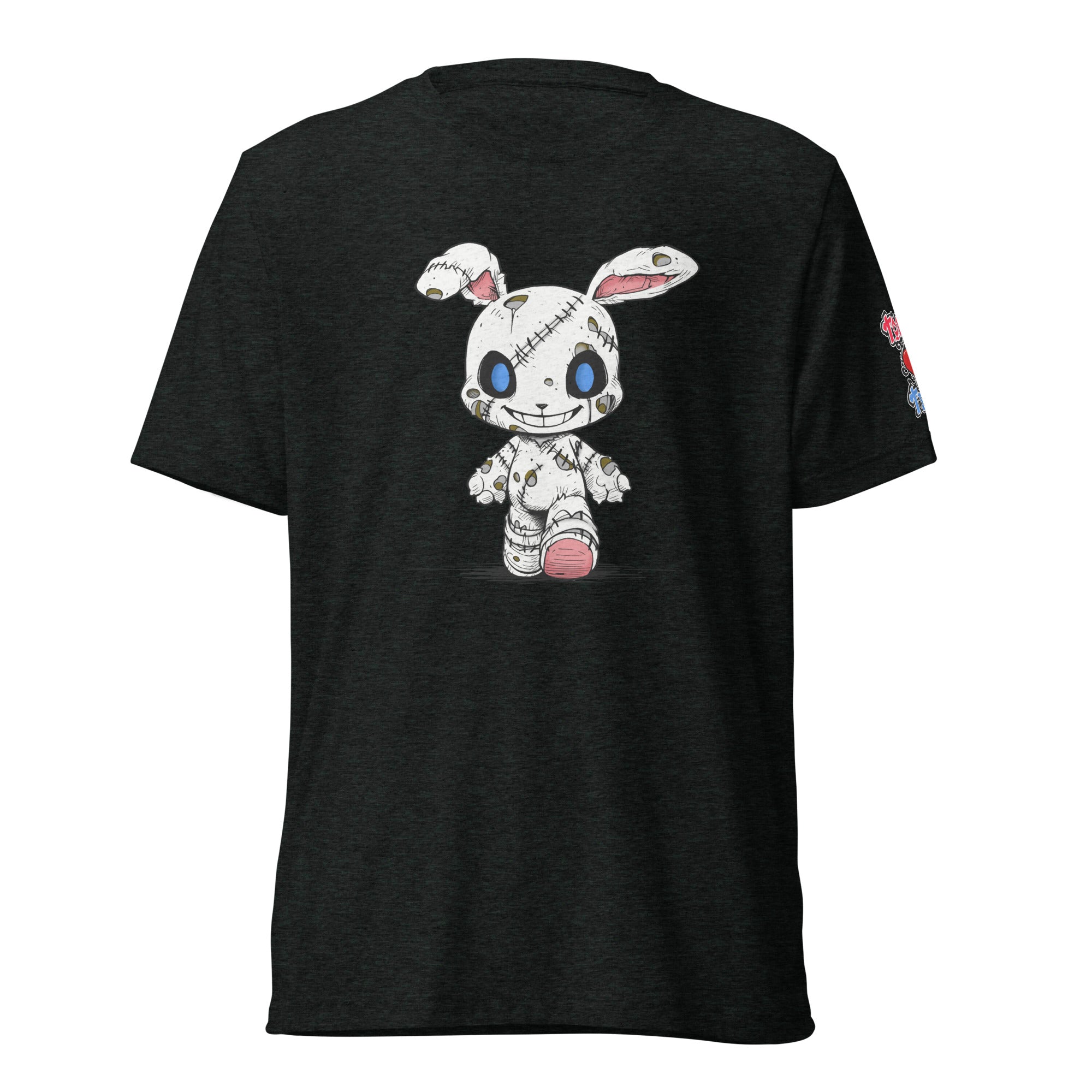 Zombie Bunny Men's Tri-blend Short Sleeve T-Shirt