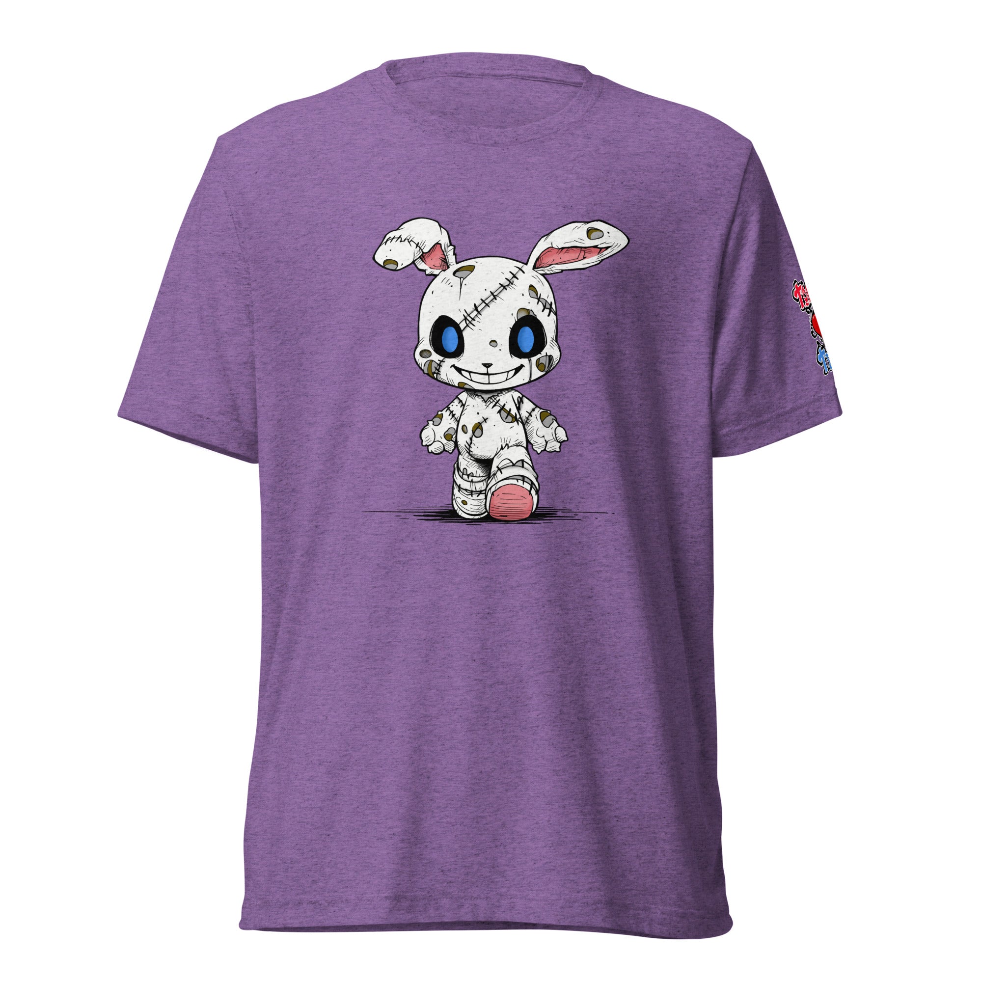 Zombie Bunny Men's Tri-blend Short Sleeve T-Shirt