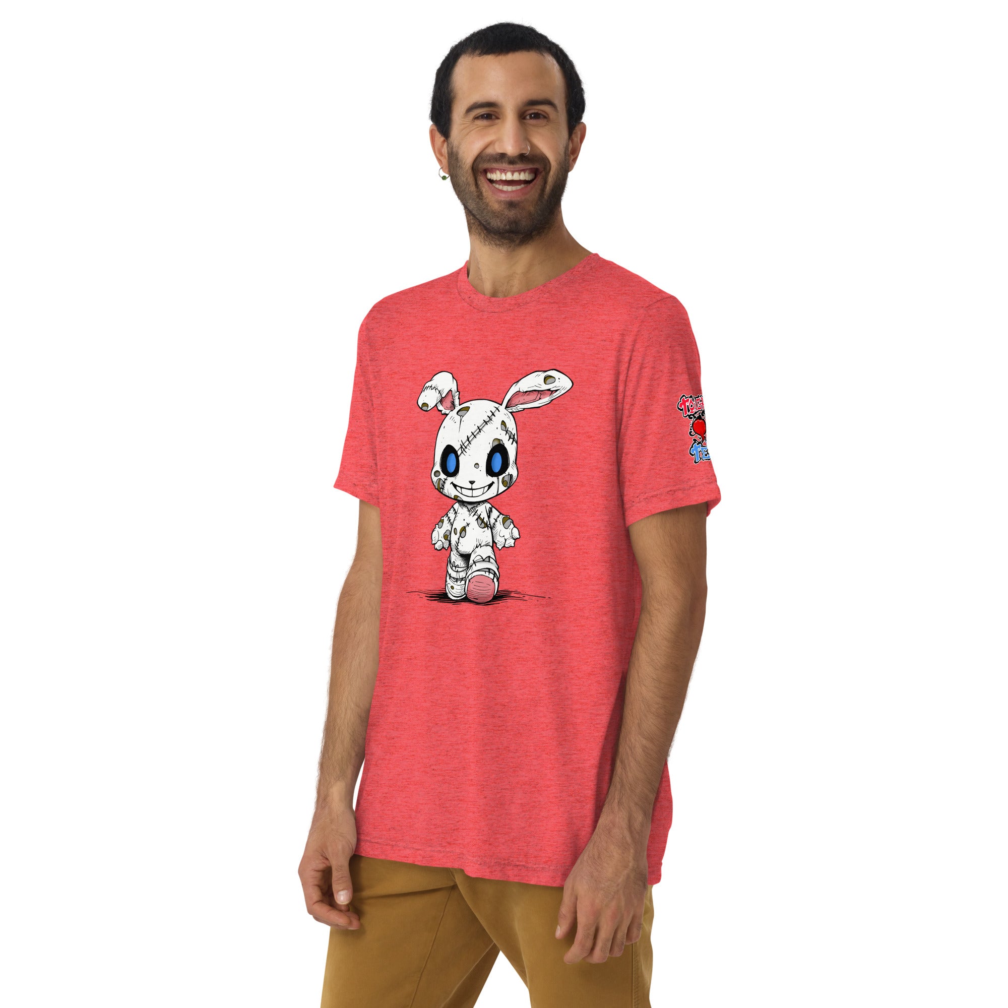 Zombie Bunny Men's Tri-blend Short Sleeve T-Shirt