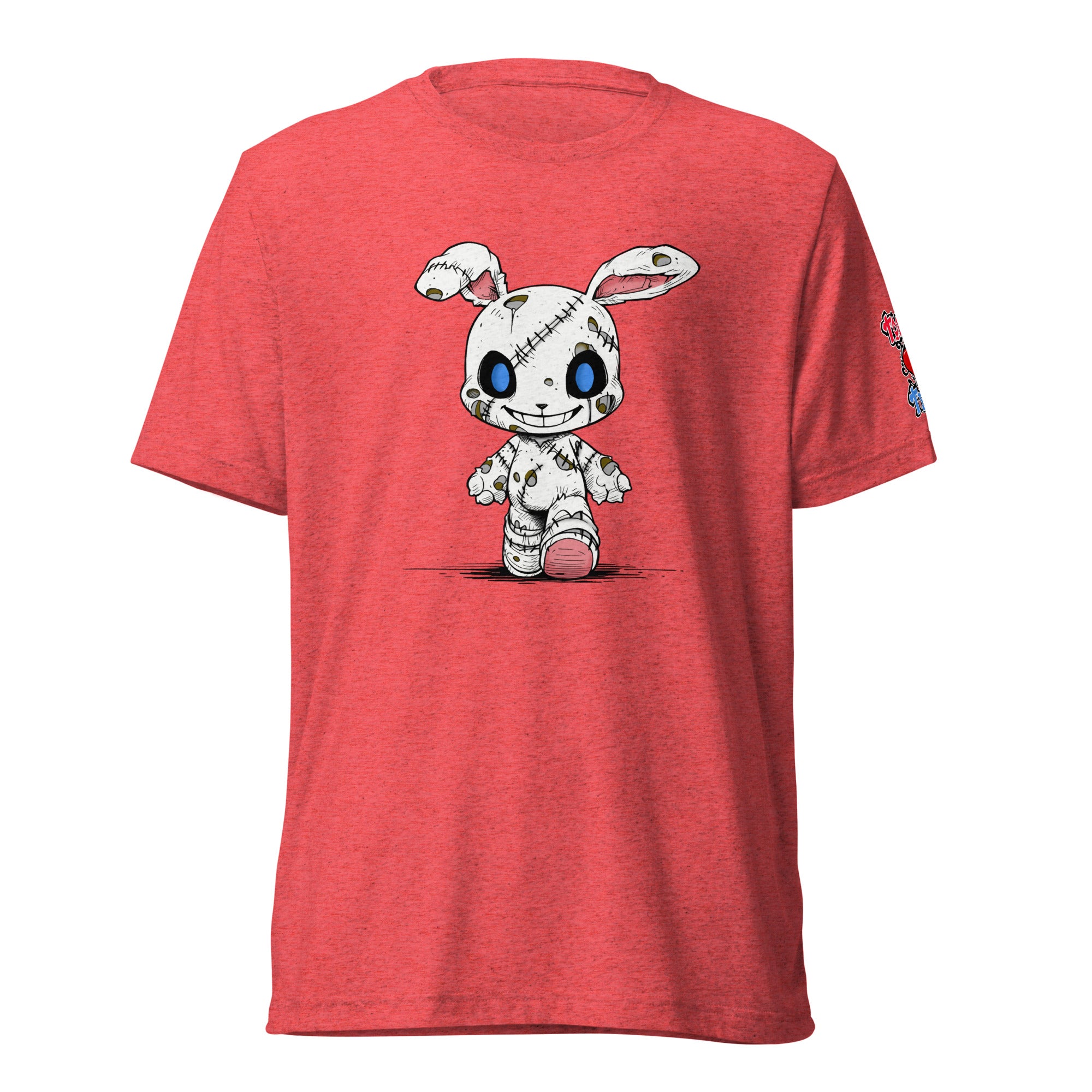 Zombie Bunny Men's Tri-blend Short Sleeve T-Shirt